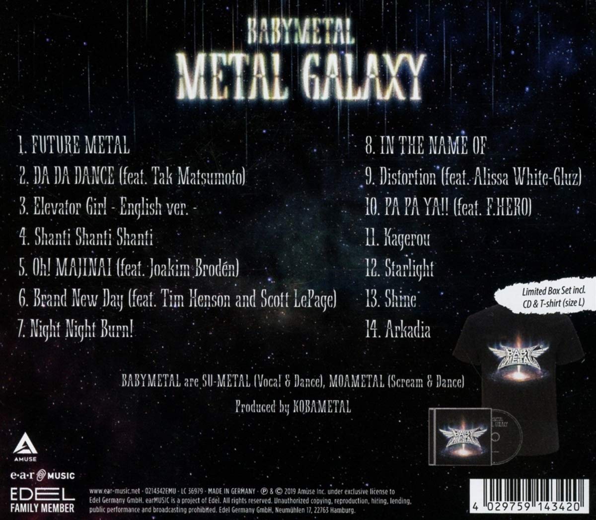 BABYMETAL - Metal Galaxy [CD]