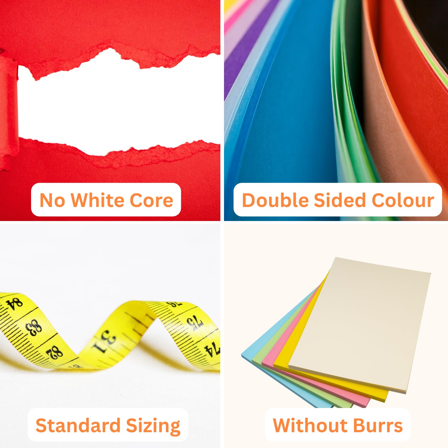 Hawksbill Orange Copy Paper A4 80 GSM - 100 Sheet Pack for Premium Printing 8