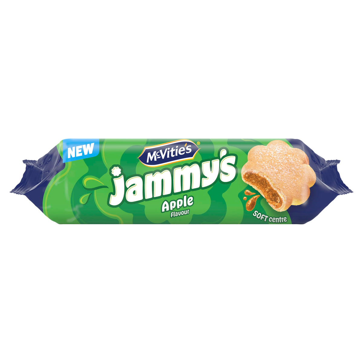 McVitie's Jammy's Apple Flavour Biscuits - Soft Centre, 136.5 g