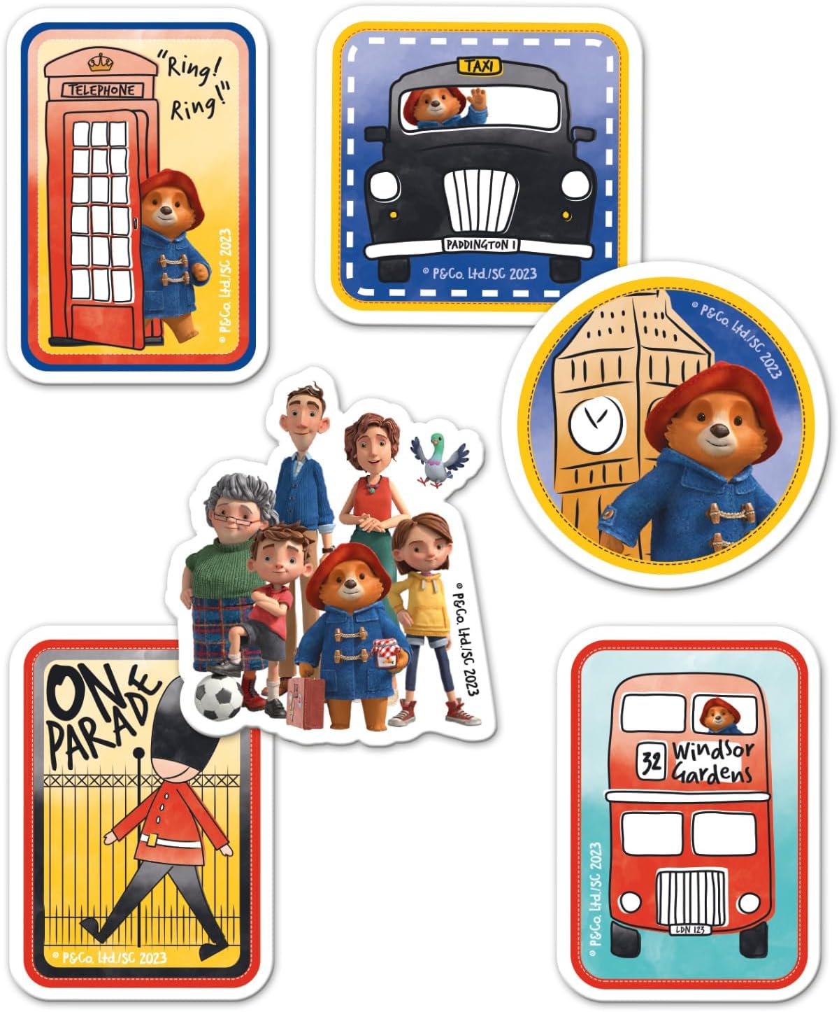Paper Projects The Adventures of Paddington - Paddington Bear Assorted Sticker Pack 2