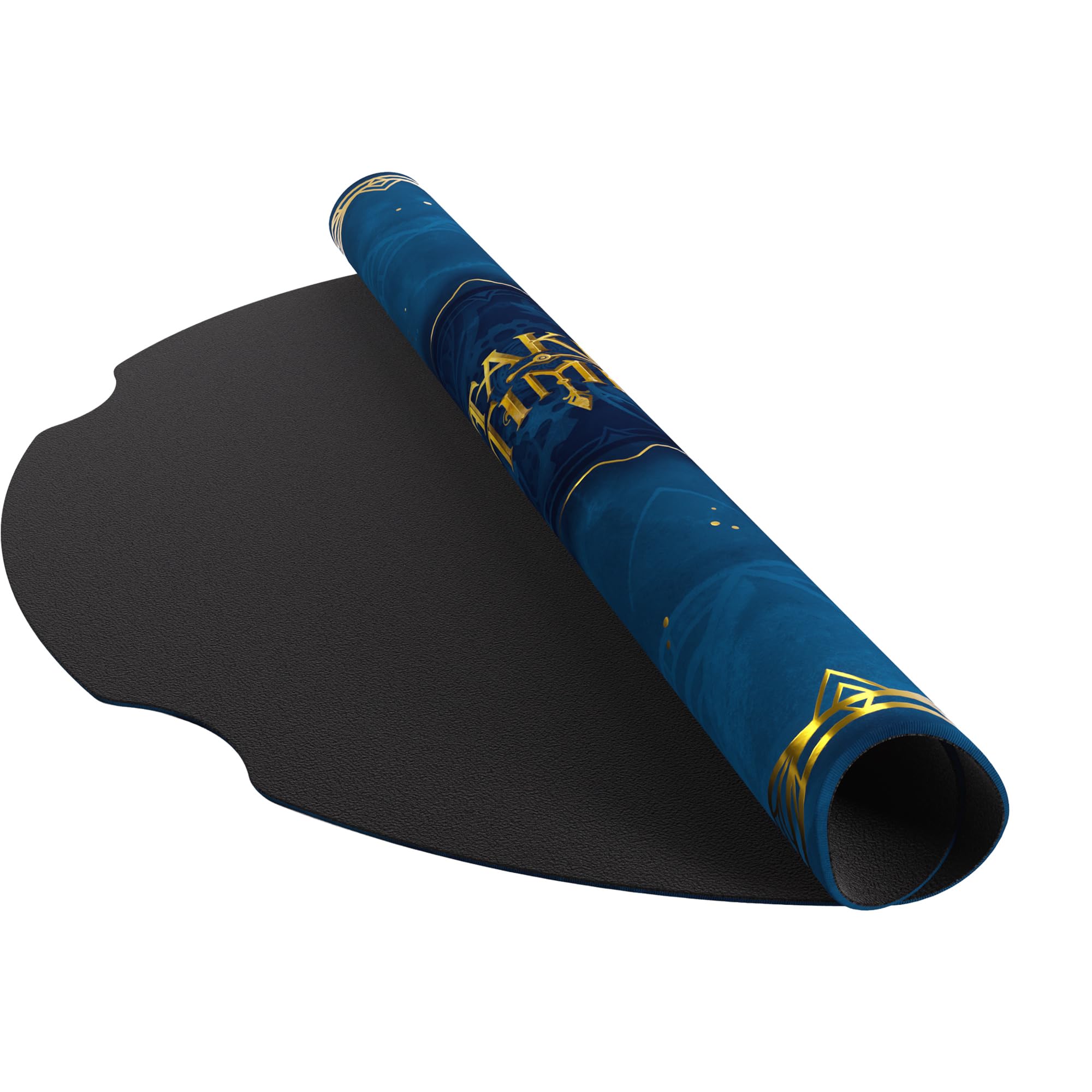 Gamegenic Take Time Game Mat - Premium Rubber Surface | Gold Foil Accents | 2mm Thick 3