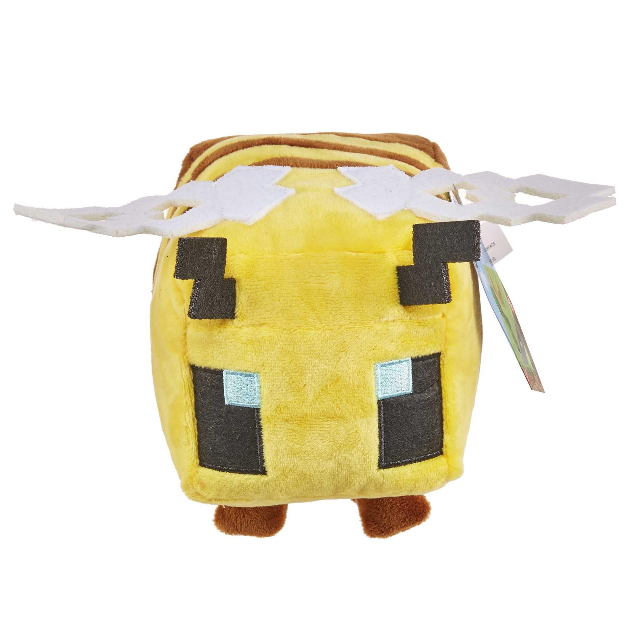 Mattel Minecraft Bee Plush Toy - 8-inch Soft Doll | Ages 3+ | Polyester 6