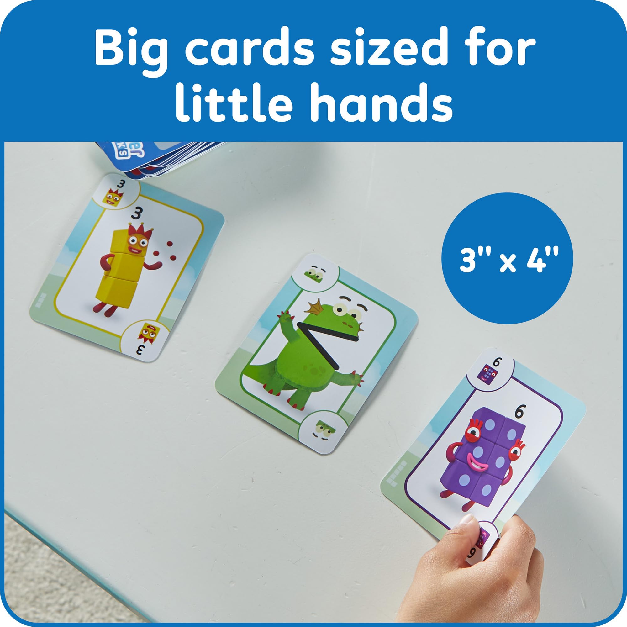 Learning Resources Numberblocks Playing Cards, 54-Card Set with Game Guide for Kids 3+ 2