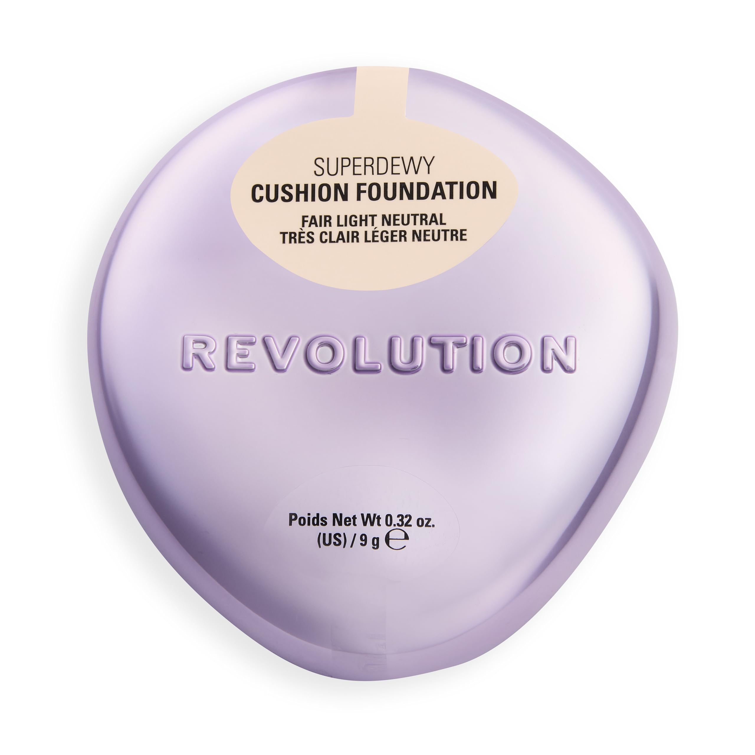 Revolution Beauty London Superdewy Cushion Foundation - Buildable Coverage | Hydrating | Light Neutral 1