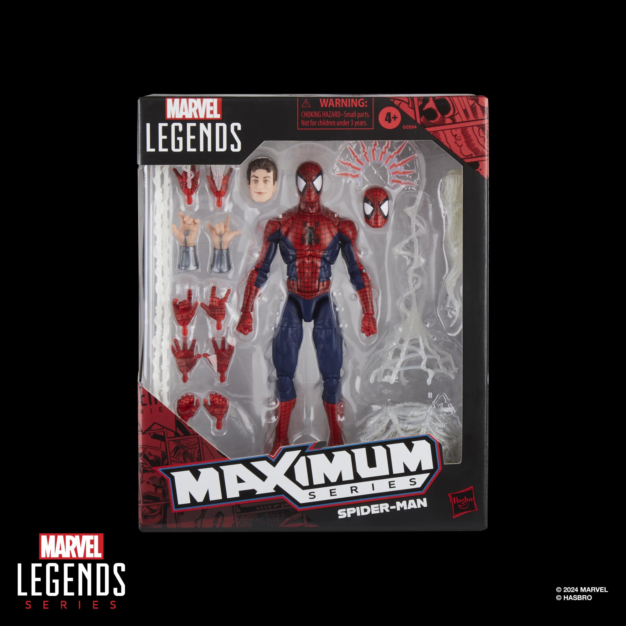 Marvel Legends Maximum Series Spider-Man Action Figure - 6-Inch Collectible with 35 Points of Articulation 2