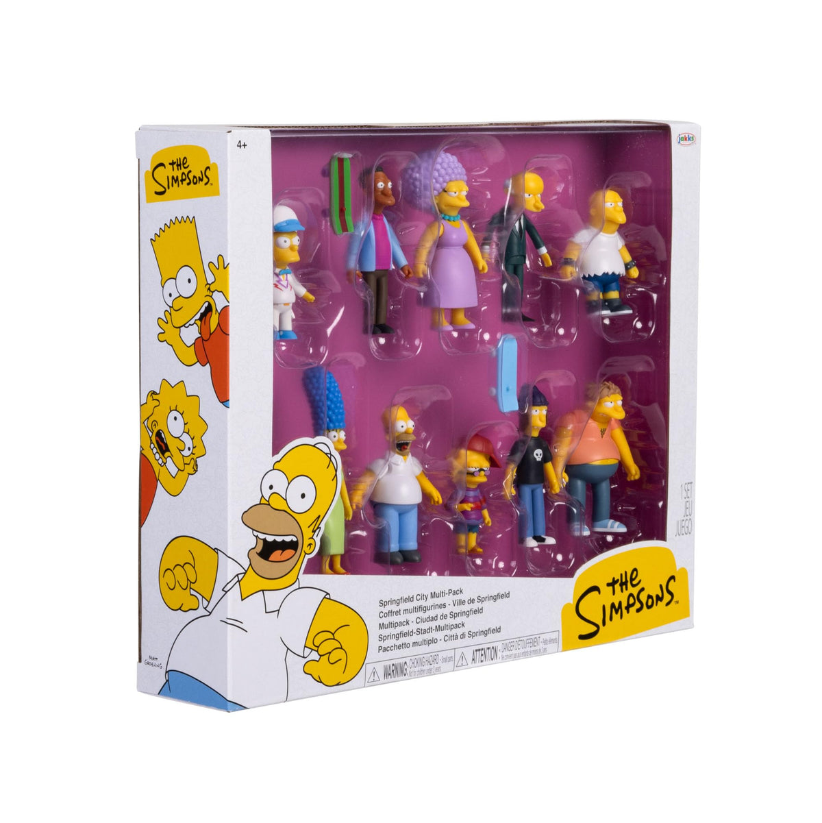 The Simpsons Springfield City Multipack Action Figures - 2.5-Inch Figures, Ages 3+