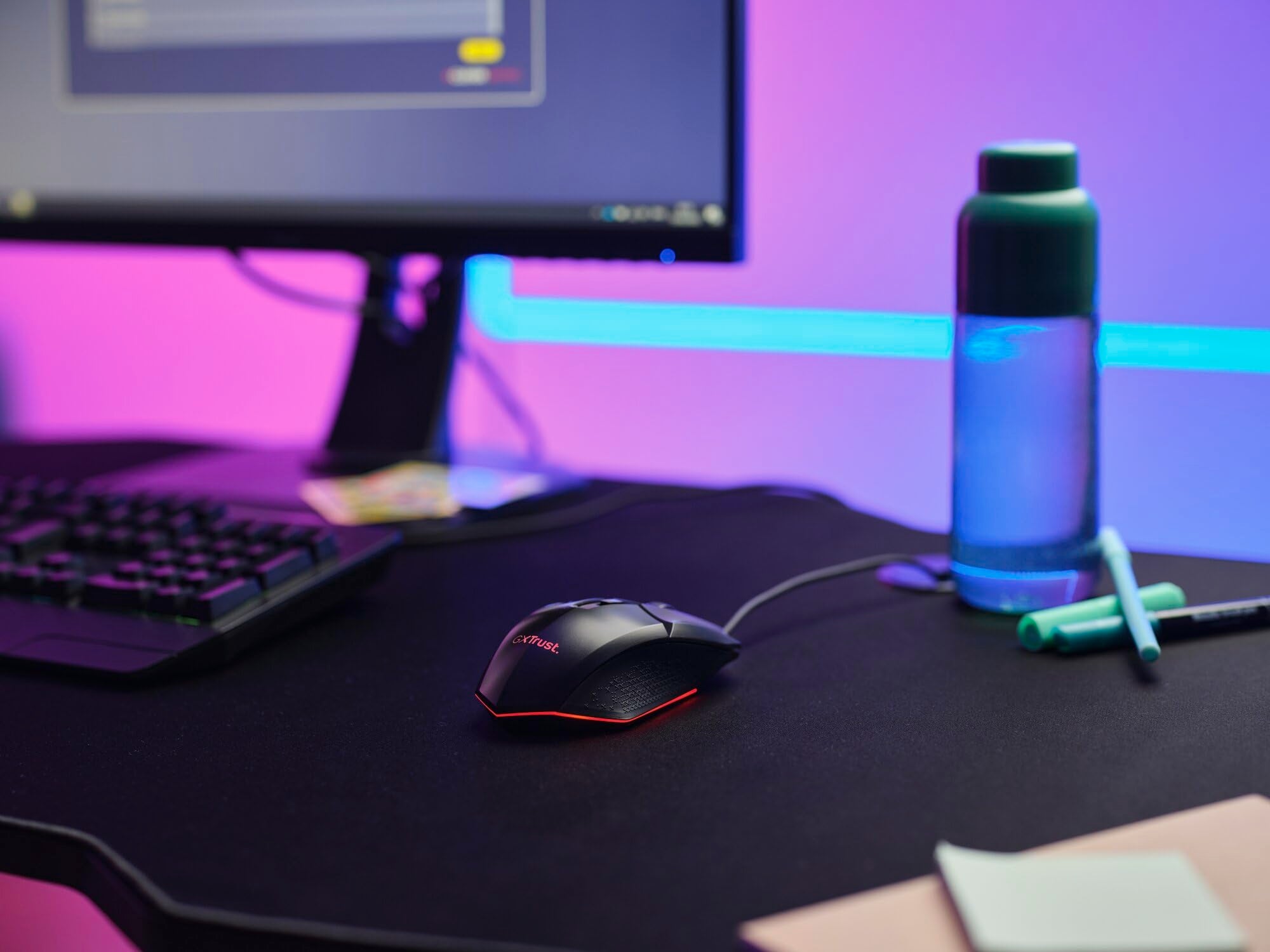 Trust Gaming GXTrust 1109 Vylax Gaming Mouse - 6 Programmable Buttons, 200-6400 DPI, RGB LED Lighting, 1.5m Cable, Black 16