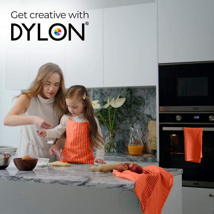DYLON Washing Machine Fabric Dye Pod for Clothes & Soft Furnishings – Fresh Orange, 350g
