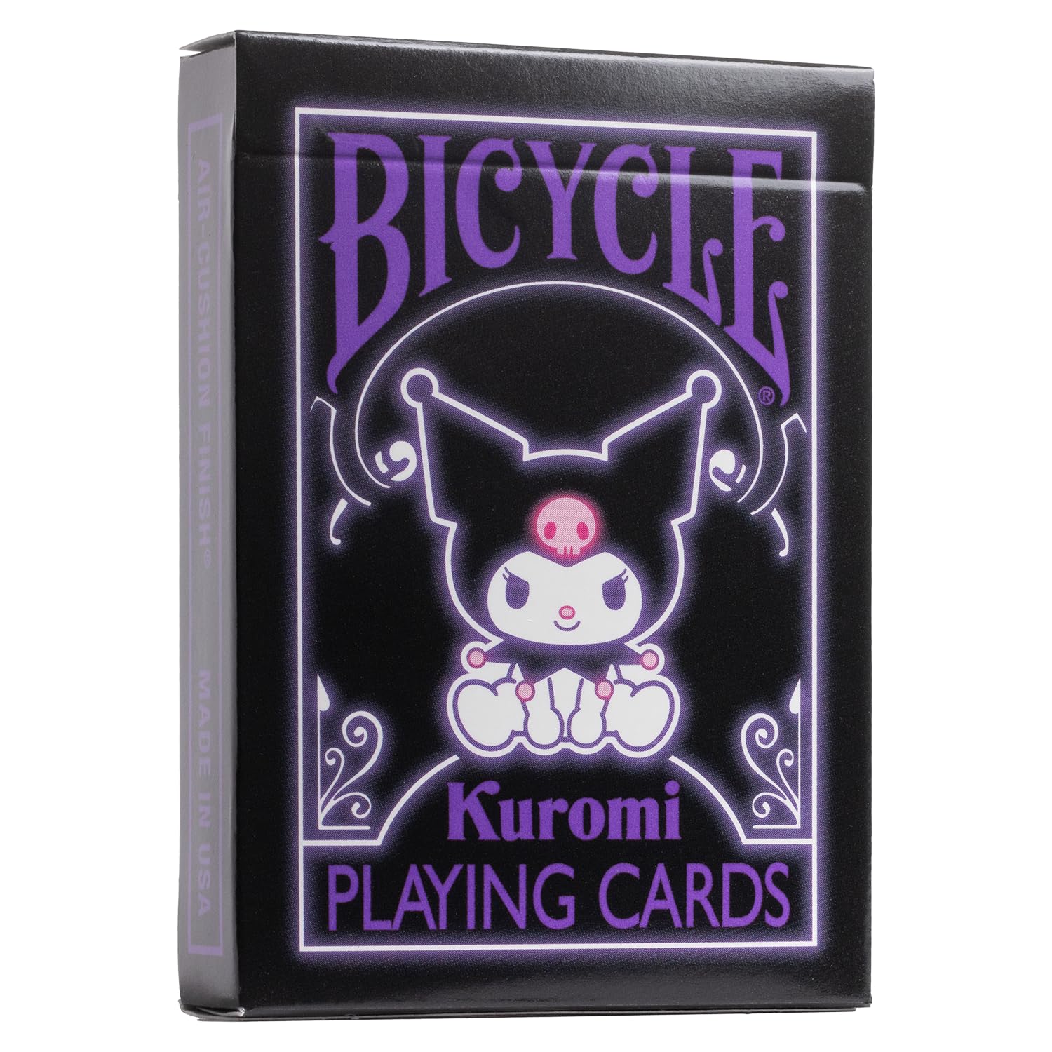 Bicycle Kuromi Sanrio Playing Cards Deck - Black, Pink and Purple Design 1