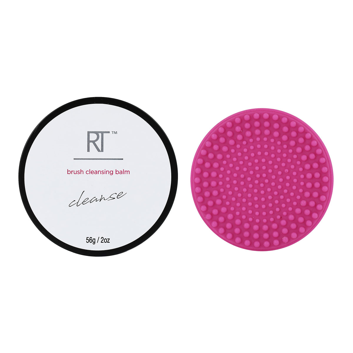 REAL TECHNIQUES Brush Cleansing Balm - Mess-Free Solid Balm with Silicone Cleansing Pad 5