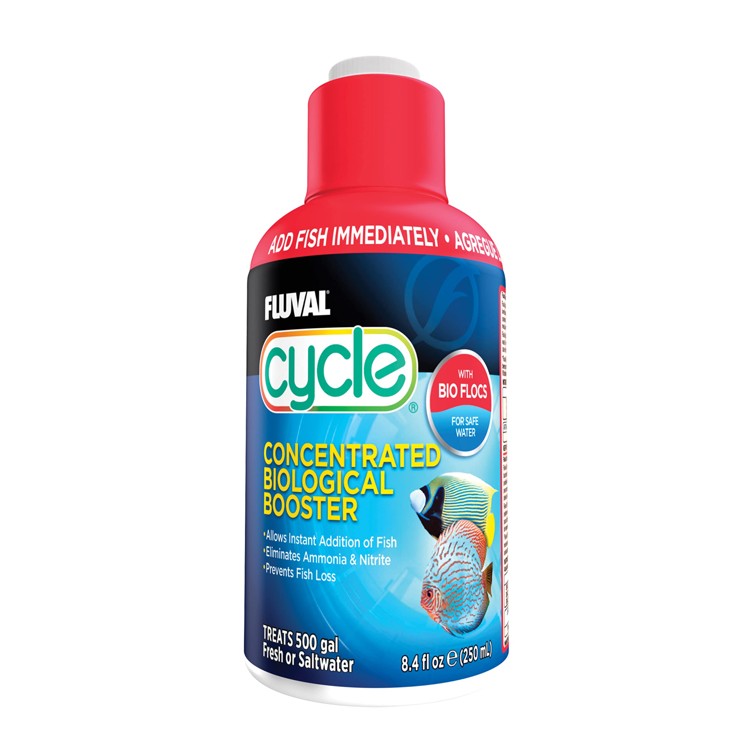 Fluval Cycle Biological Enhancer Water Treatment - Immediate Beneficial Bacteria Inoculation | 8.4 Oz Liquid