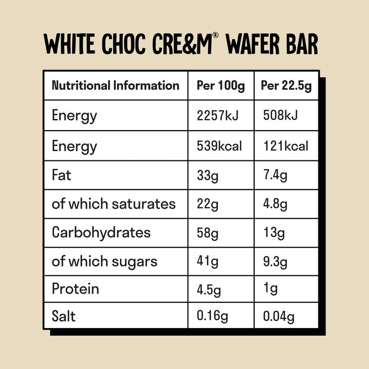LoveRaw Cream Wafer Bars - Vegan Chocolate Bar, Dairy-Free, Palm Oil Free, No Refined Sugar, 45g