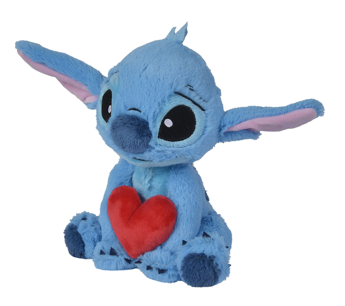 Disney Stitch Cuddly Toy with Heart - 25 cm Soft Plush