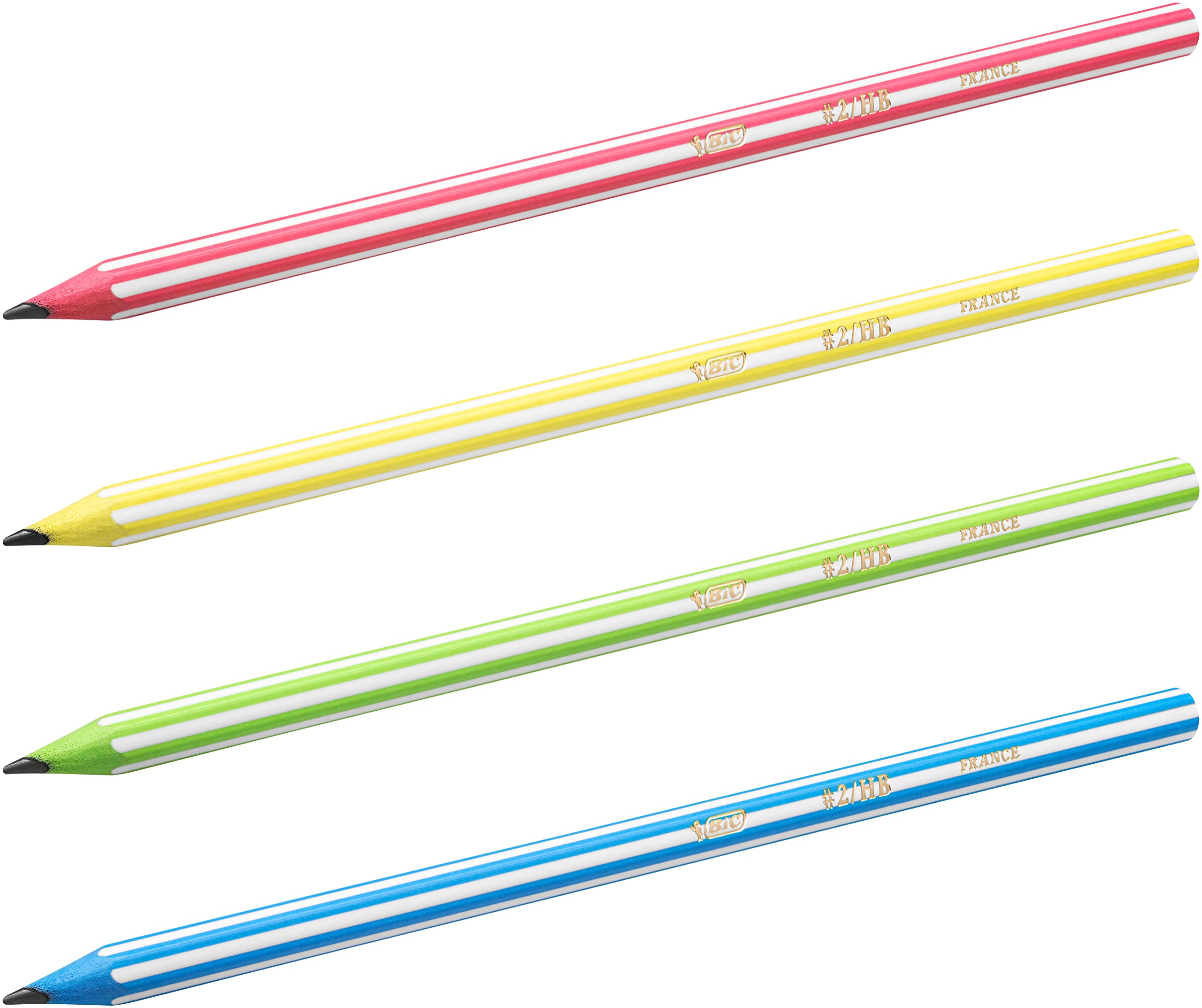 BIC Evolution Graphite Pencils - Box of 12 - HB Lead, Wood-Free, Splinter-Proof | Erasable 2