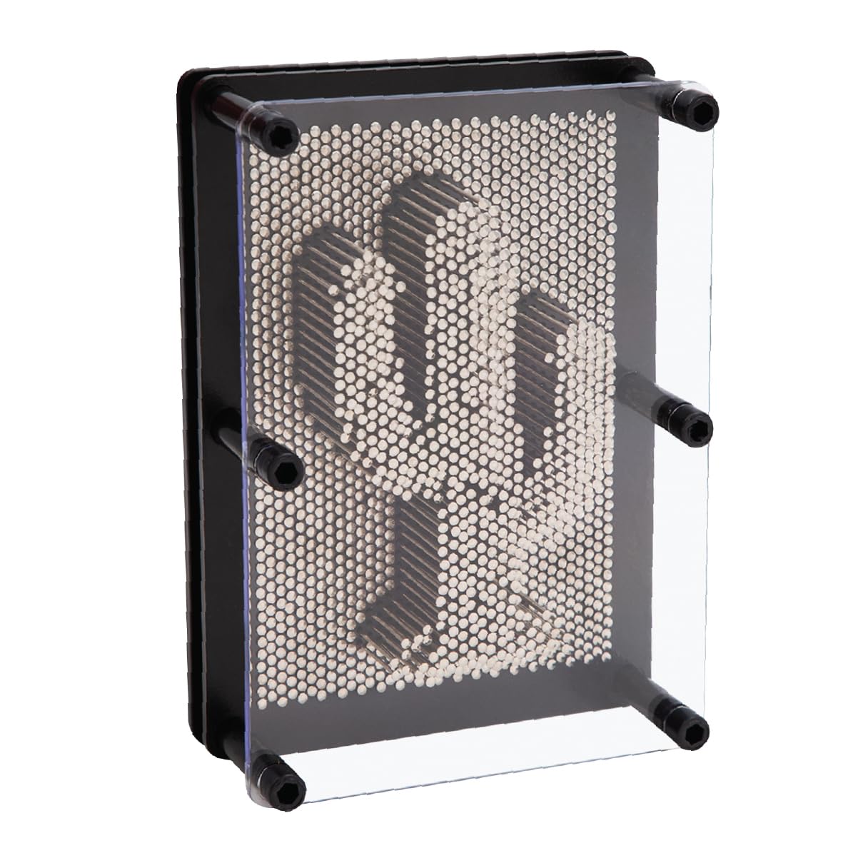 Global Gizmos 30350 Metal Pin Art Impression Toy - 3D Desktop Sculpture Gadget | 20cm x 15cm 1