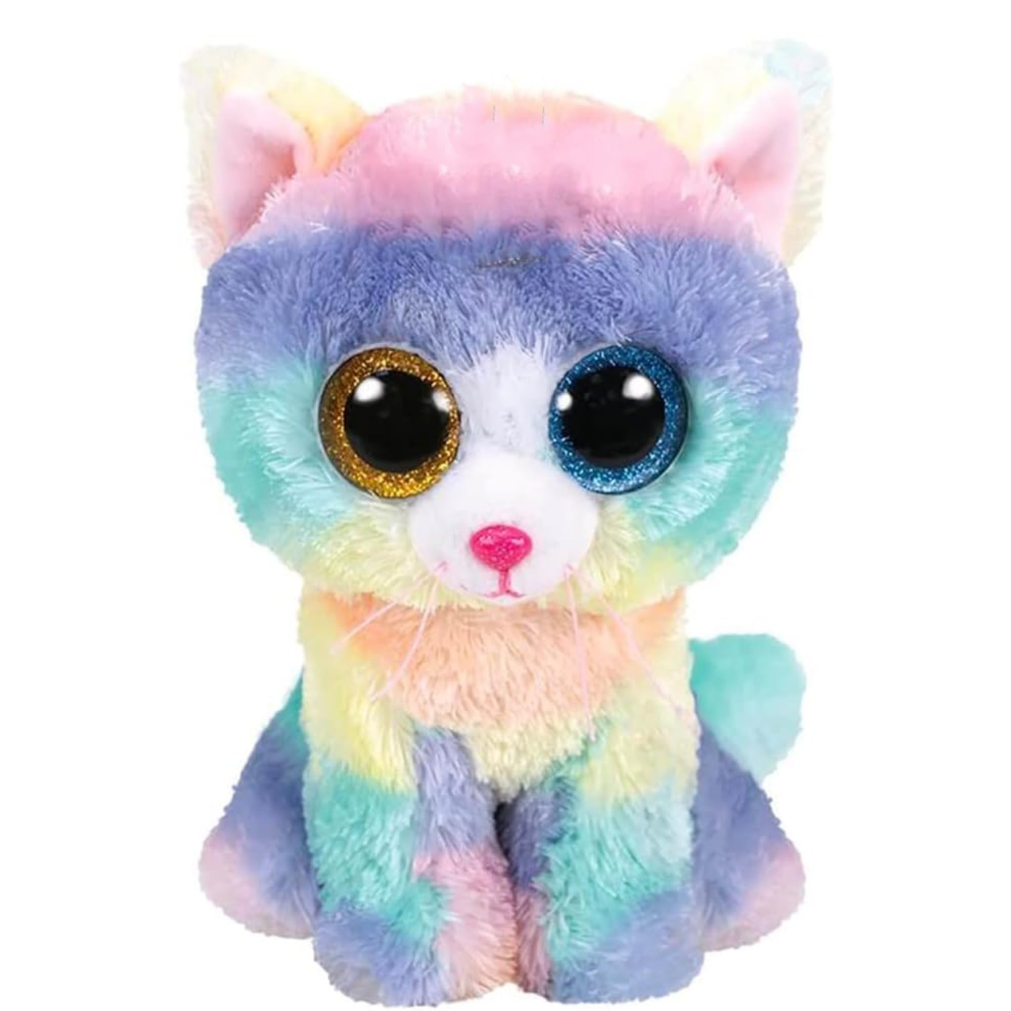 TY Heather the Cat 36250 Beanie Baby Plush Toy - 15cm Multicolored Collectible 2