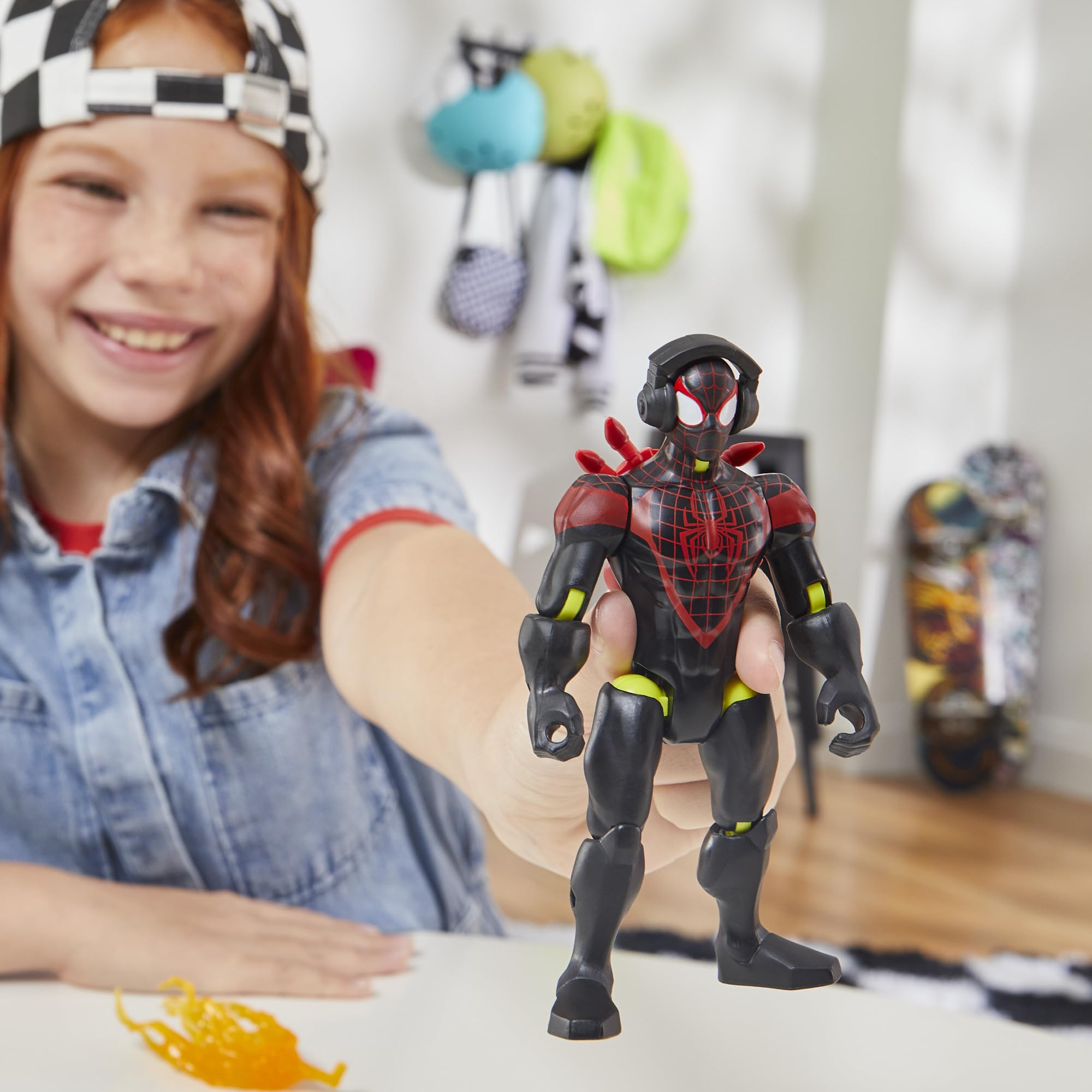 MixMashers Marvel Miles Morales Action Figure - Mix & Match Super Hero Toy for Kids 3
