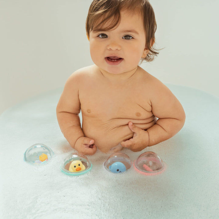 Munchkin Float and Play Bubbles Bath Toy - Spinning, Rattling & Floating Water Play for Babies 4+ Months