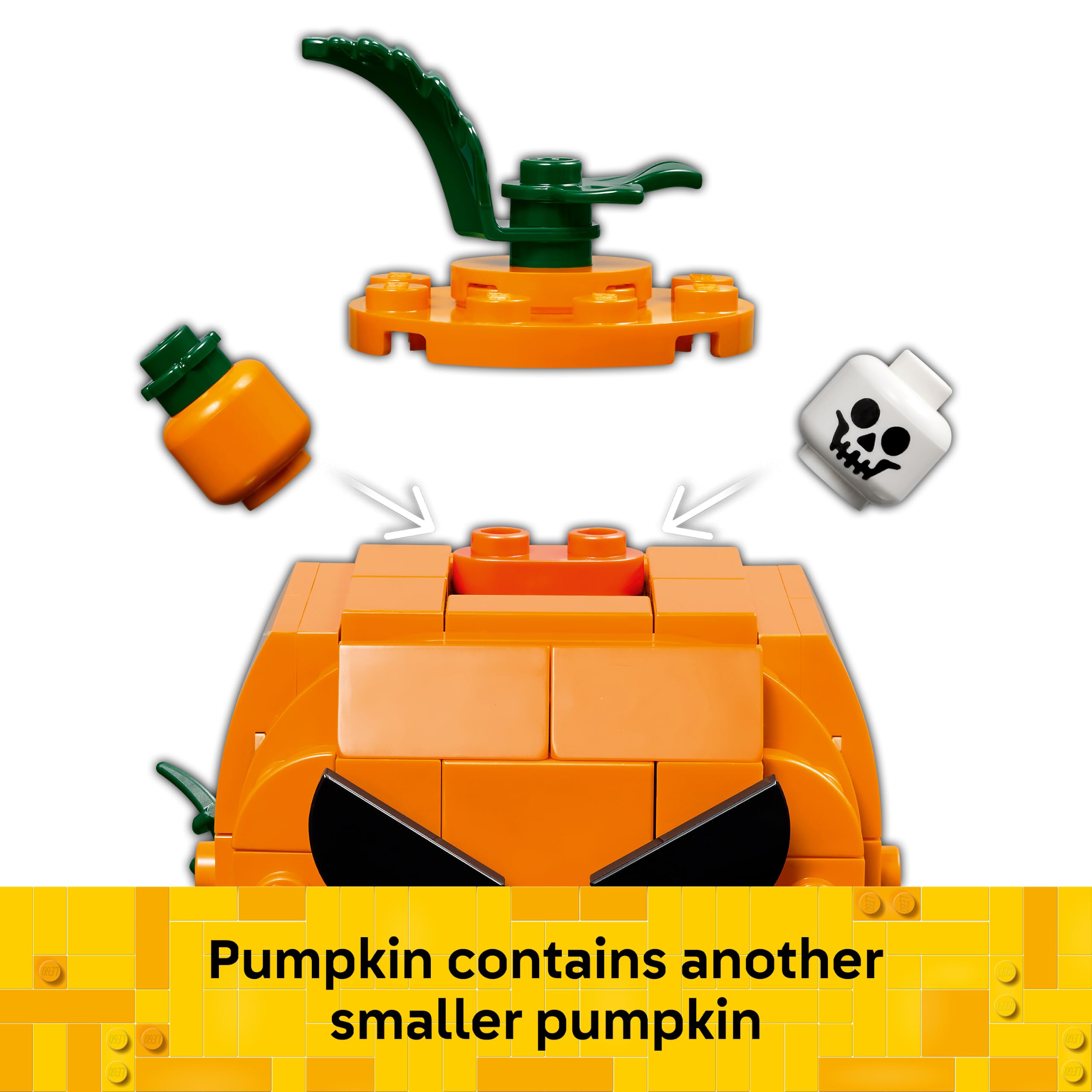 LEGO Jack-O'-Lantern Pickup Truck Building Set - Halloween Decoration | Ages 8+ | 40822 4