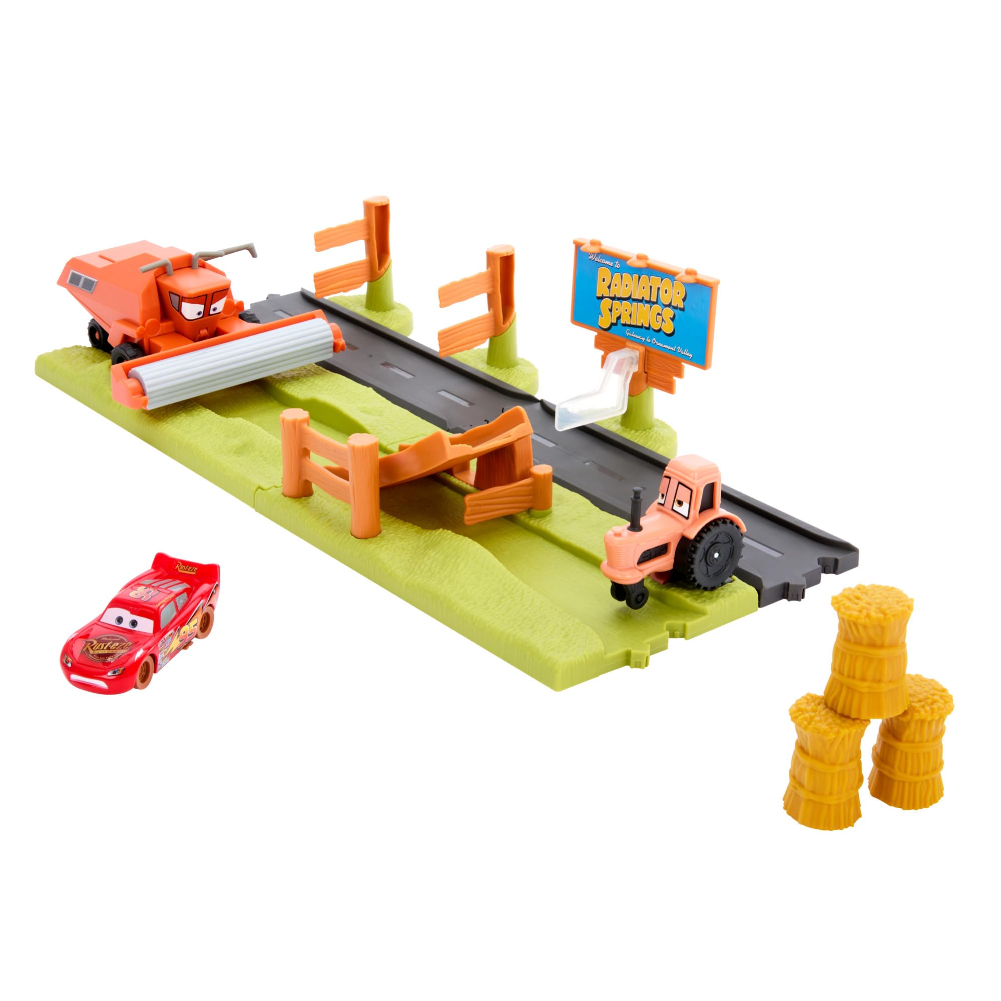Mattel Disney and Pixar Cars Frank Escape Playset with 3 Vehicles | Ages 4+ 1