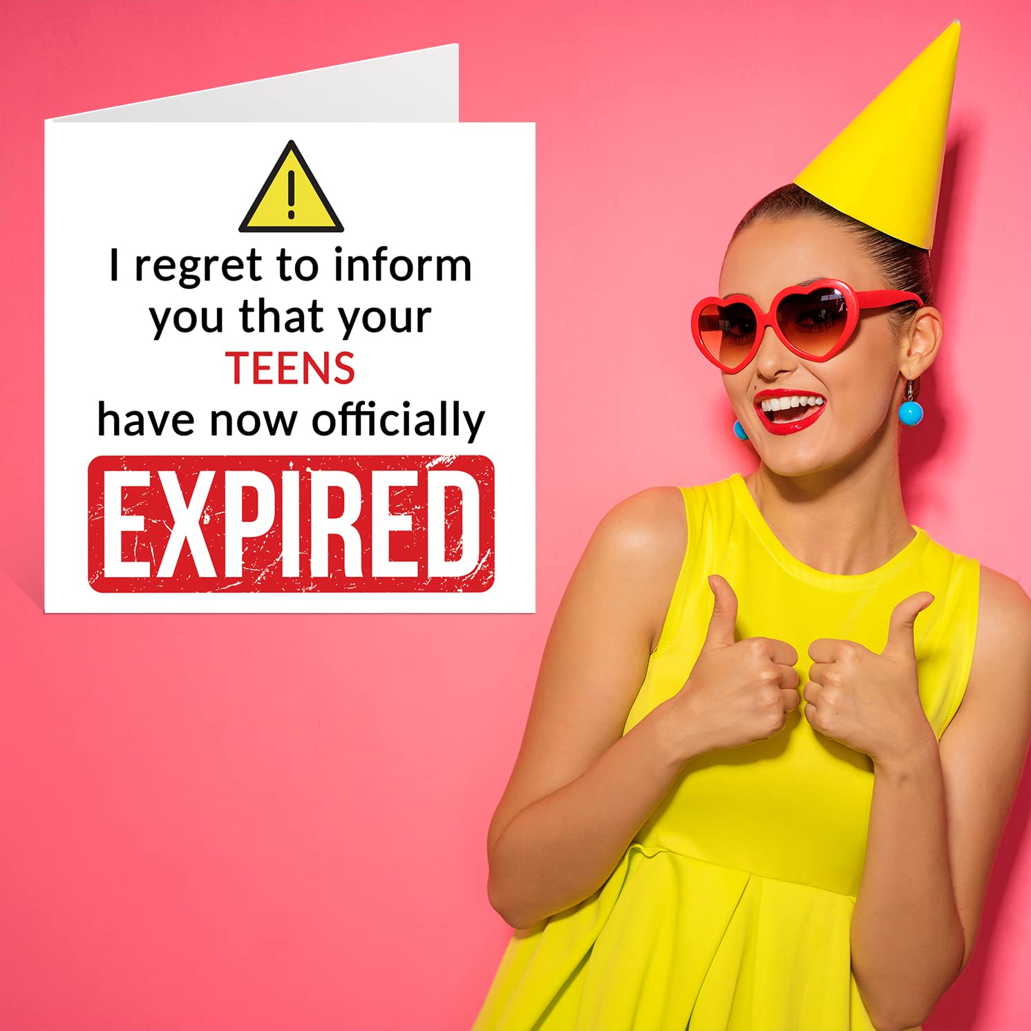 Stuff4 Funny 20th Birthday Card for Men Women - Teens Expired Joke Greeting Card | 145mm 7