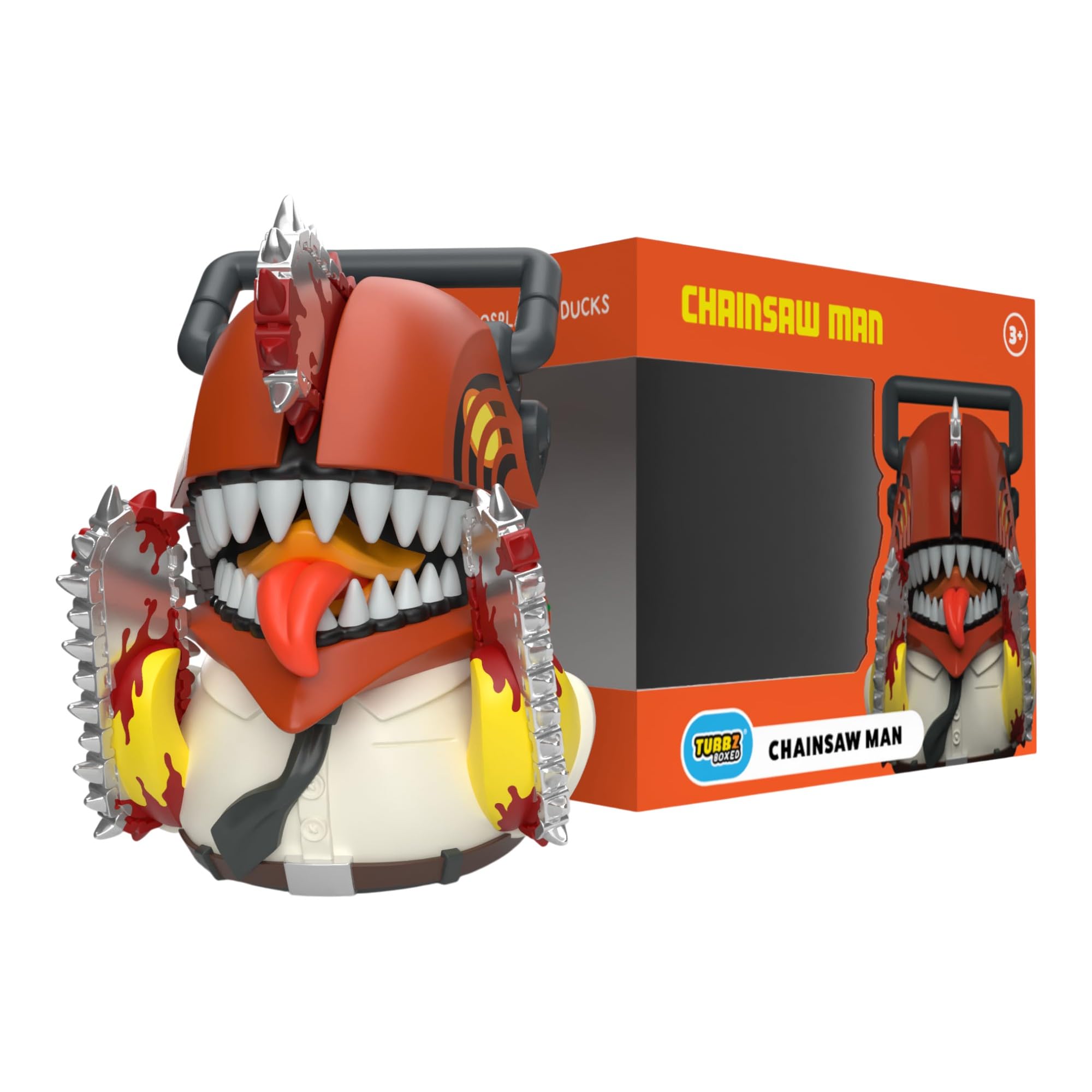 TUBBZ Boxed Edition Chainsaw Man - Denji Cosplaying Rubber Duck Vinyl Figure 2