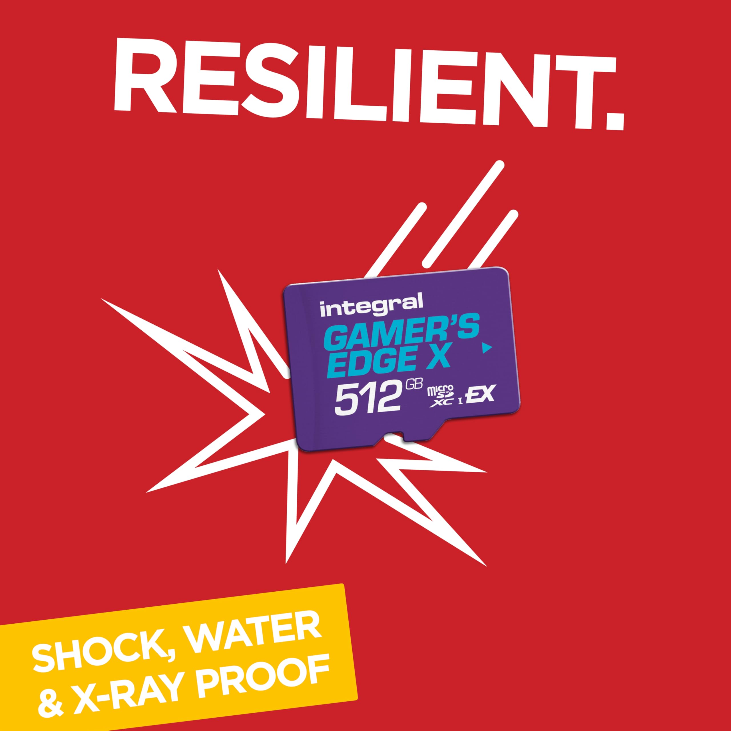 Integral 512GB Gamer's Edge X Micro SD Express Card for Nintendo Switch 2 - NVMe PCIe, 890MB/s Read, 810MB/s Write, A2, 4K Video 3