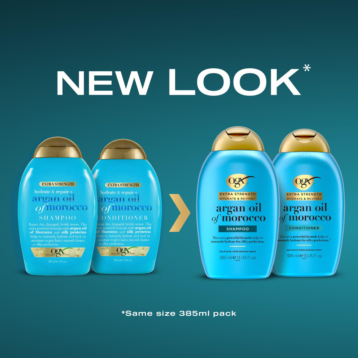 OGX Argan Oil of Morocco Extra Strength Conditioner - Hydrating & Strengthening | 385 ml