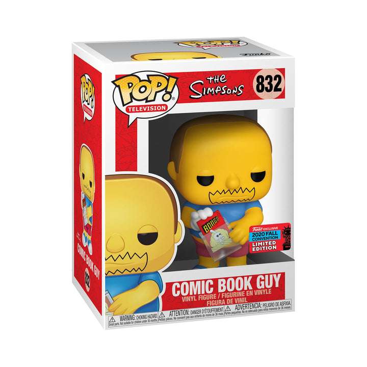 Les Simpsons Comic Book Guy Exclu Funko 48573 Pop! Vinyle #832