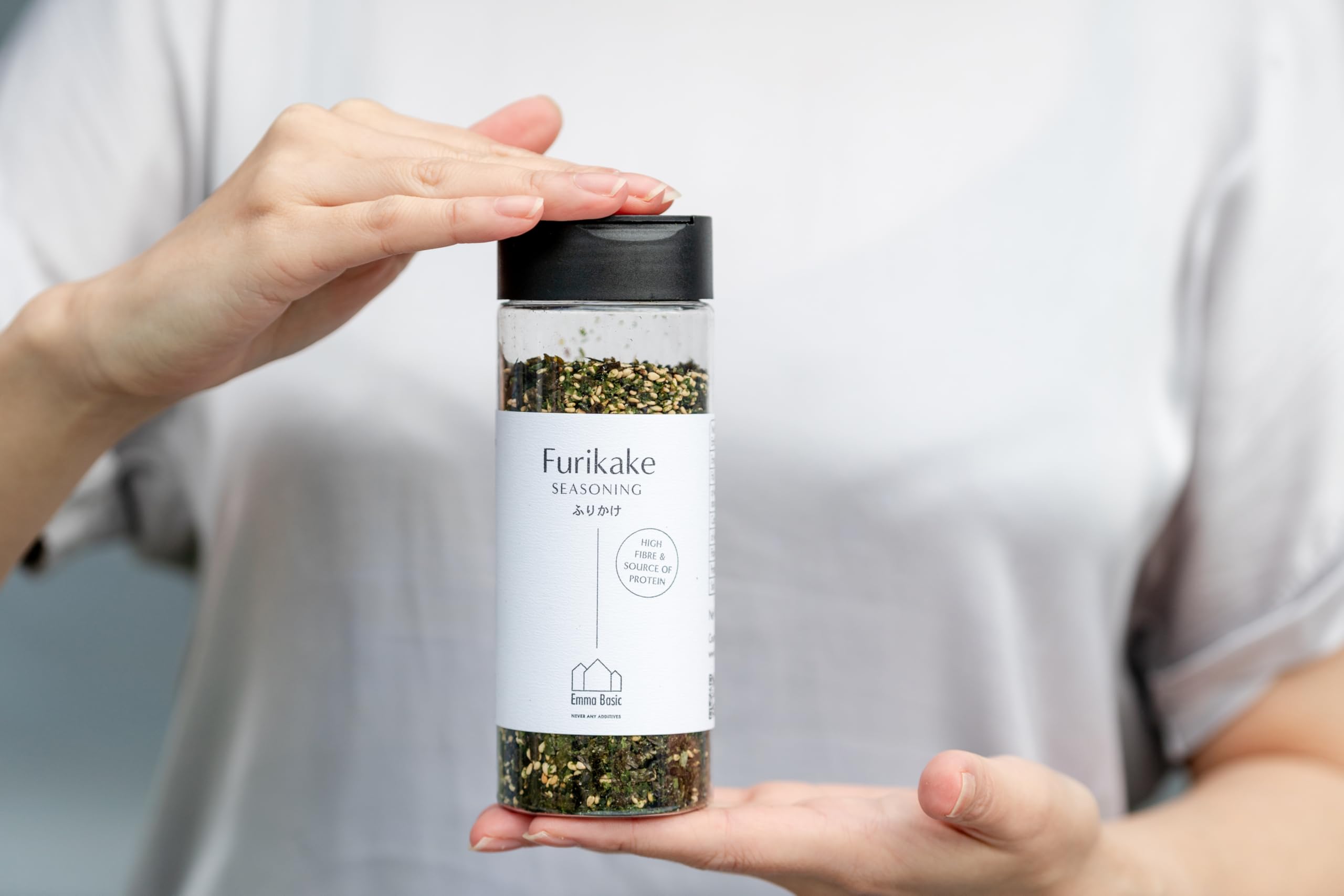Emma Basic Seaweed Furikake Seasoning - Rice Topping, High Fibre | 100g Flake 4