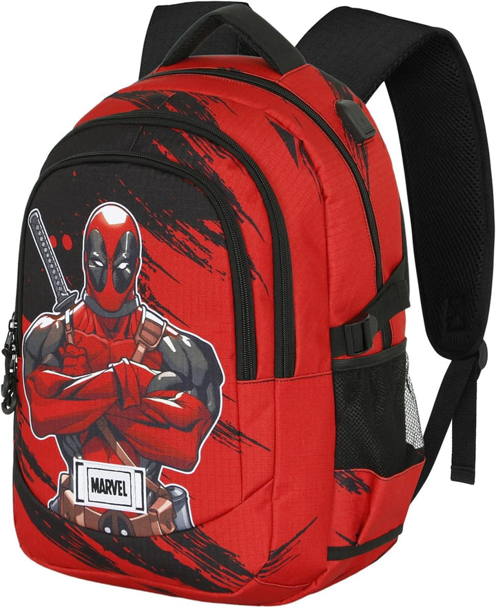 Marvel Deadpool Bad-Plus Casual Backpack (07284)