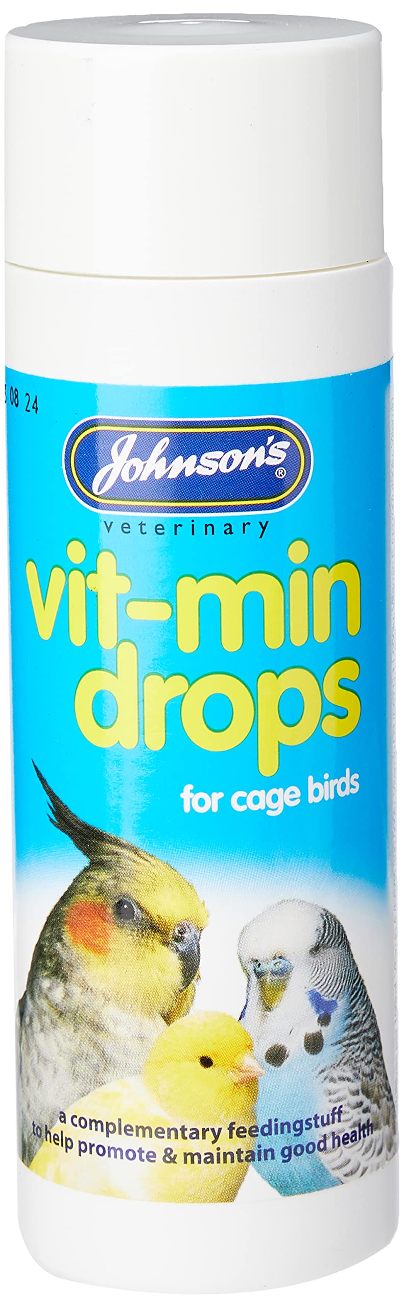 Johnsons Vet Vit-Min Drops - Daily Vitamin Supplement for Cage Birds | 100 ml 1