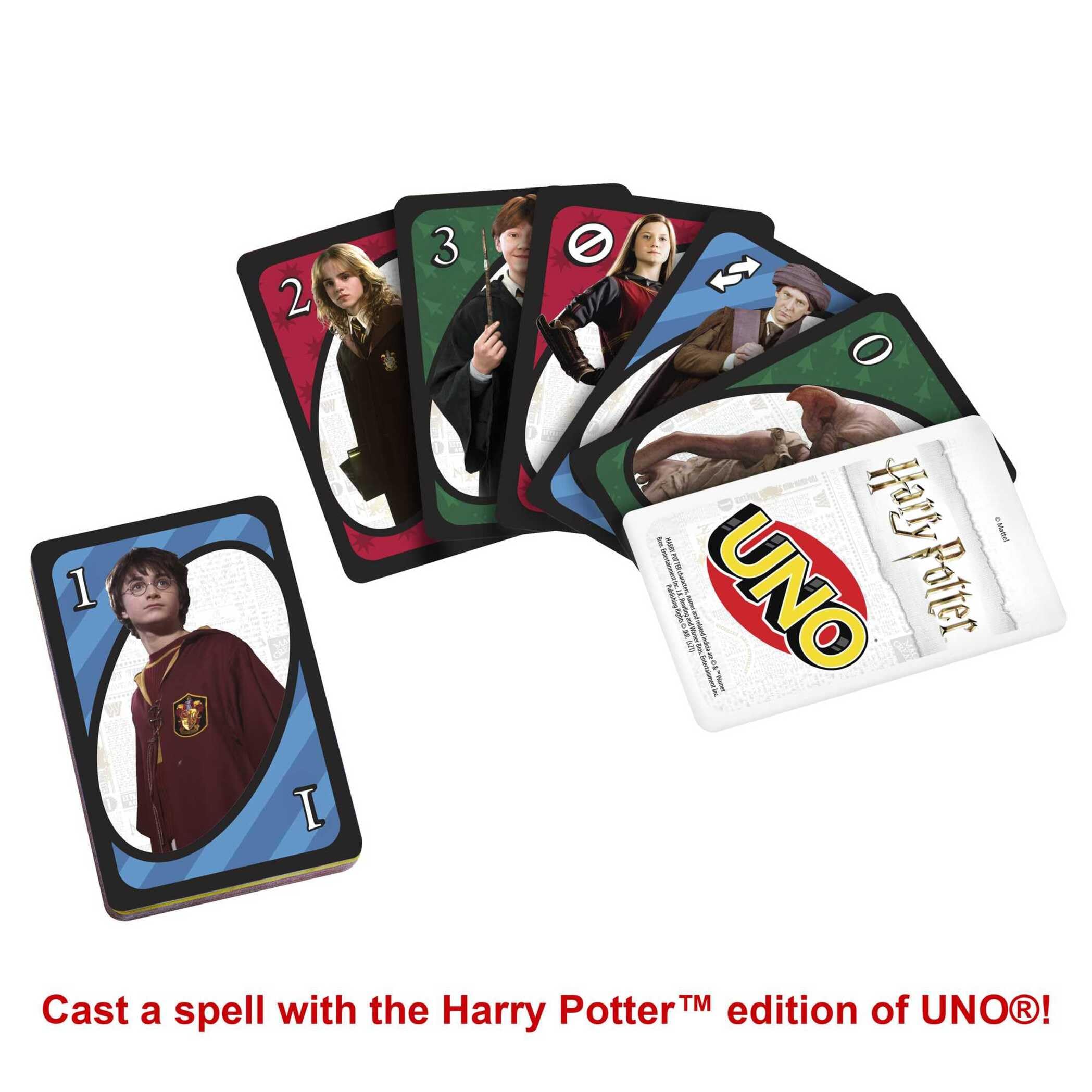 UNO Harry Potter Card Game - Collectible Deck for 2-10 Players, Ages 7+ 3