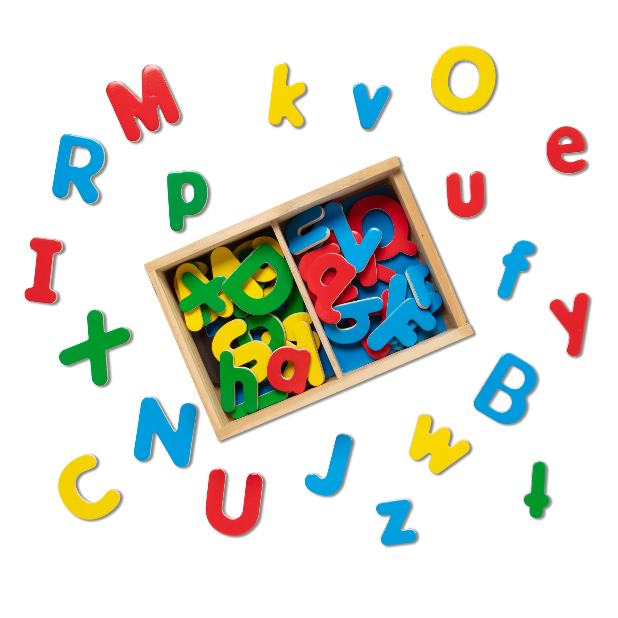 Melissa & Doug Magnetic Wooden Letters - Educational Alphabet Playset for Kids 3-6 8