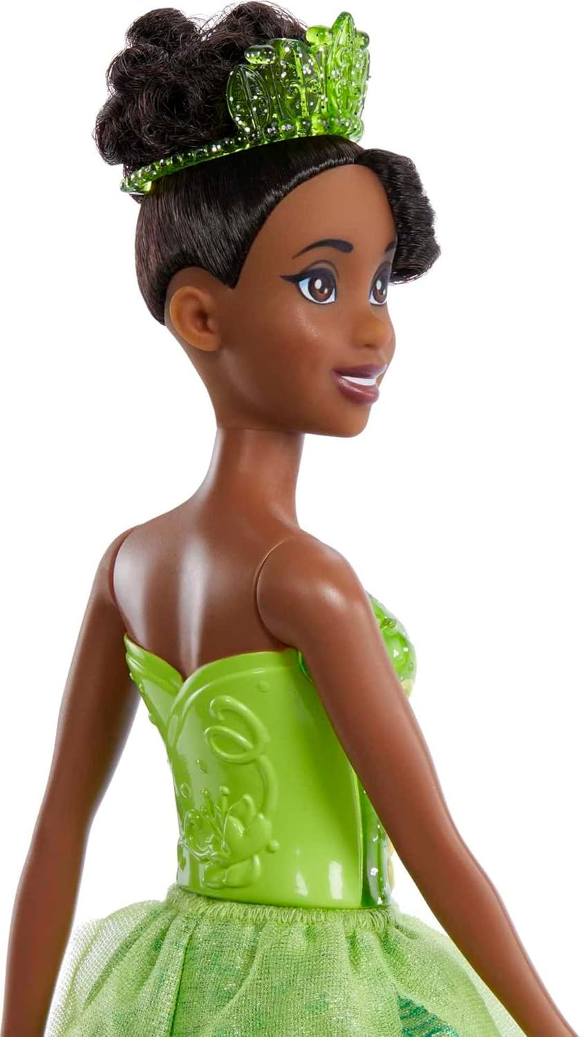 Disney Princess Tiana Posable Fashion Doll - Sparkling Movie-Inspired Outfit, Ages 3+