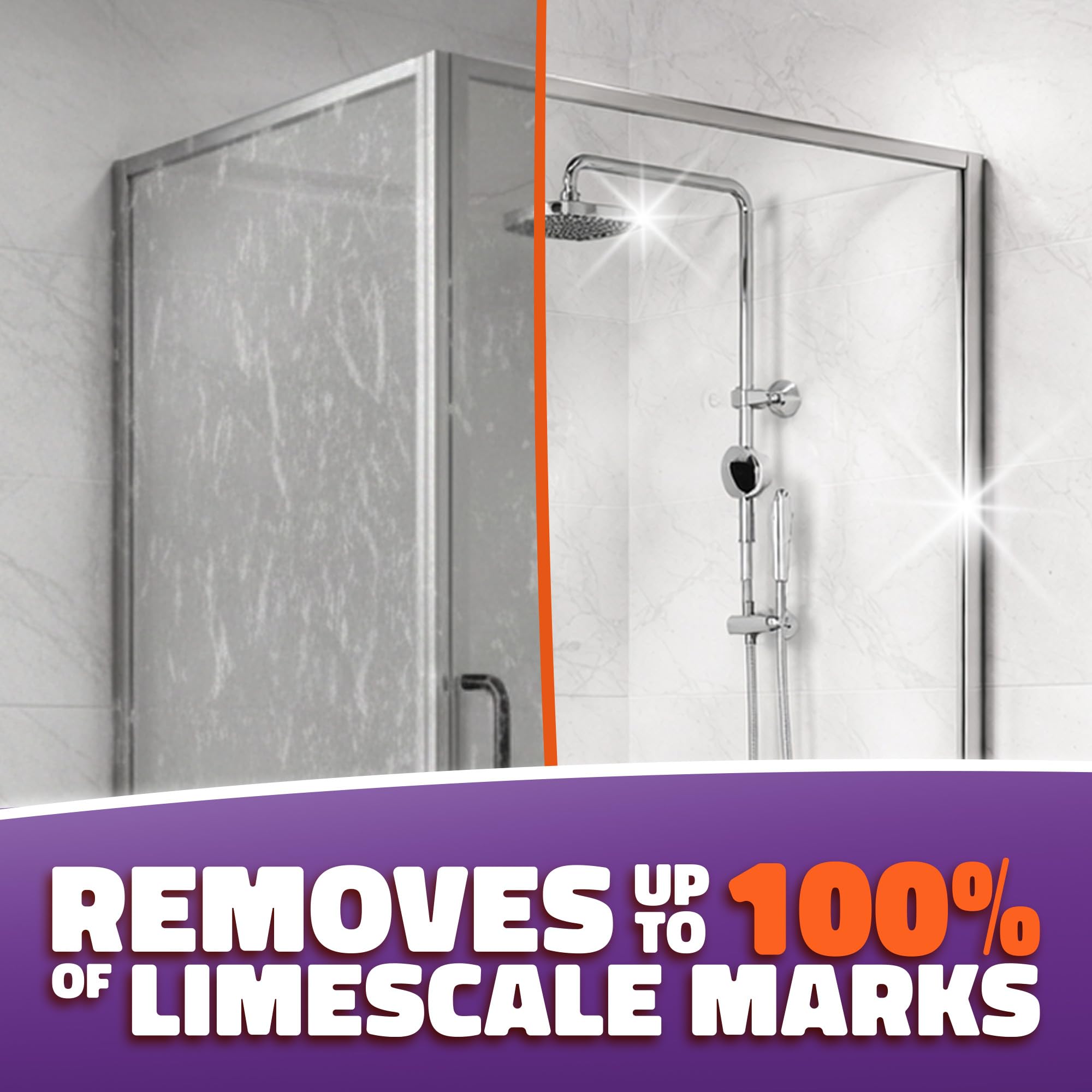 Cillit Bang Limescale Remover Spray - 1000ml | Kills 99.9% of Viruses | Streak-Free Shine 4