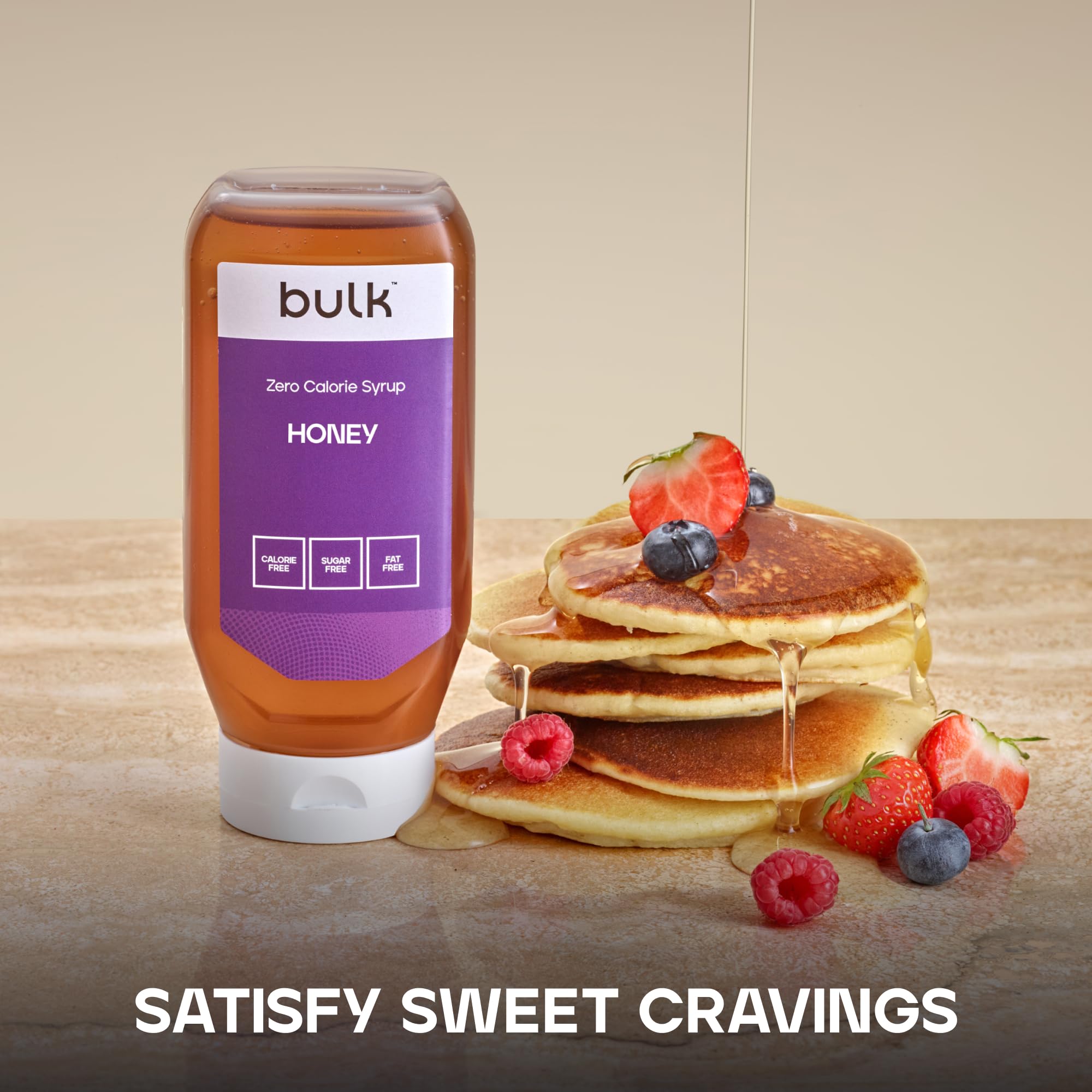 Bulk Zero Calorie Honey Syrup - Sugar Free, Fat Free | 400 ml Bottle 2