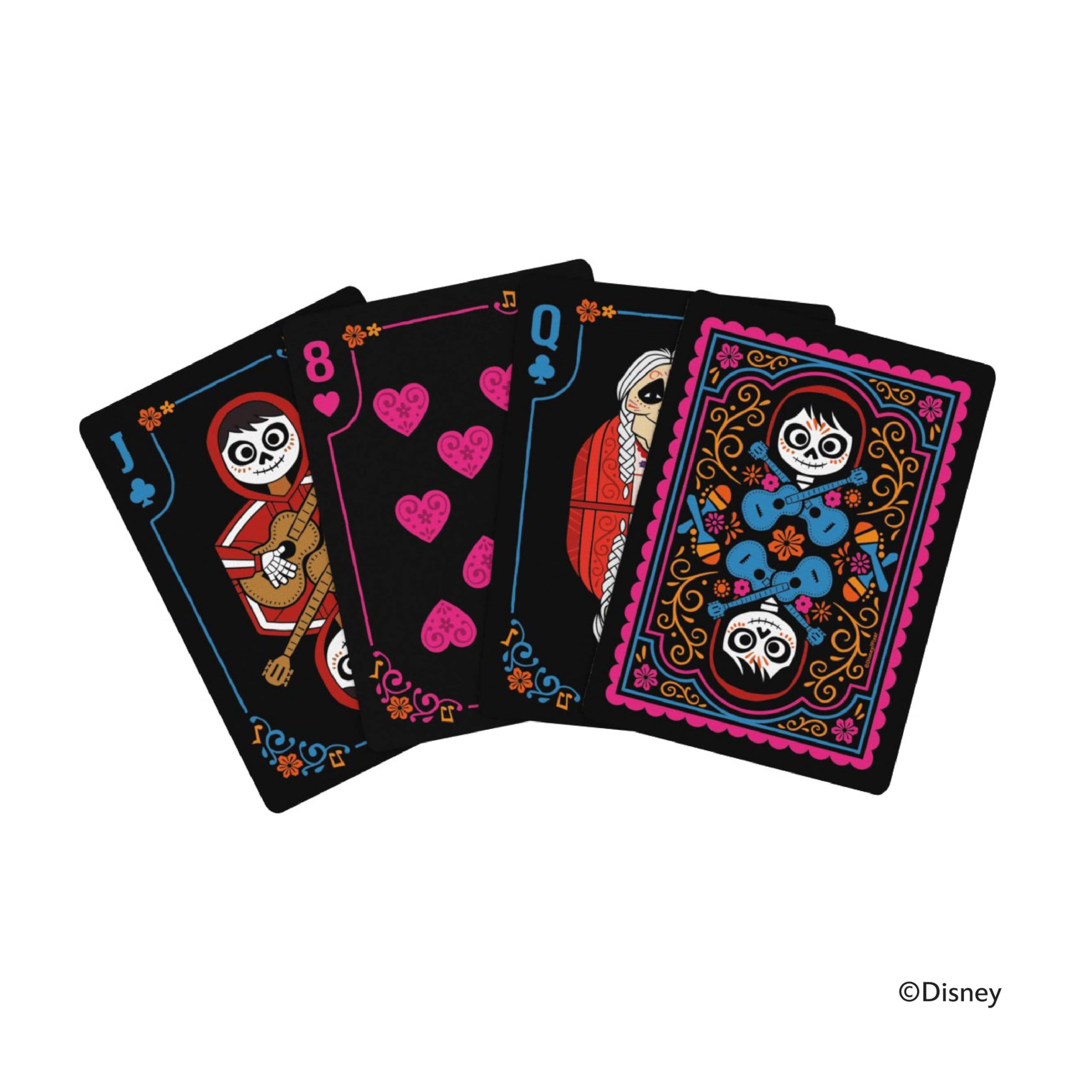 Bicycle Disney Coco Inspired Playing Cards - Holographic Foil Tuck Case | Air Cushion Finish 4