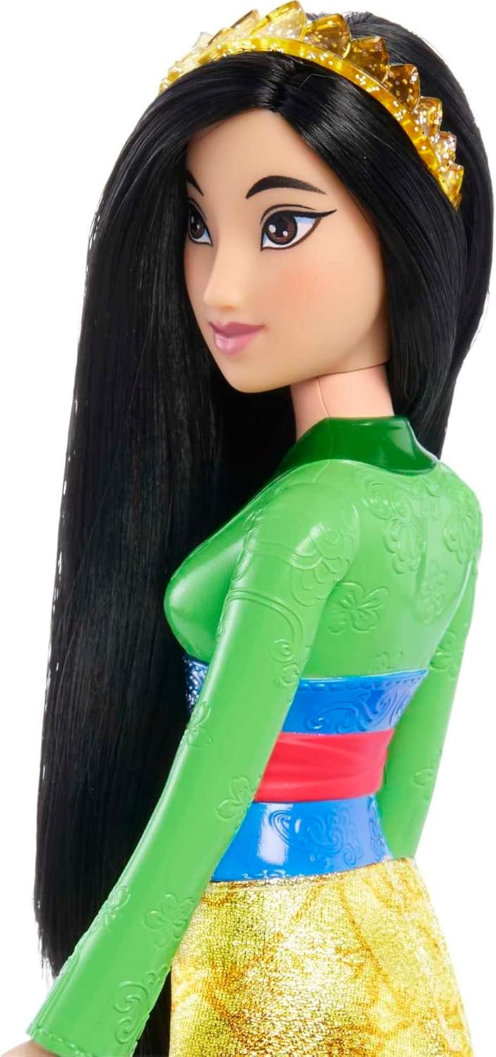 Mulan Posable Fashion Doll - Sparkling Movie-Inspired Outfit, 3+ Years