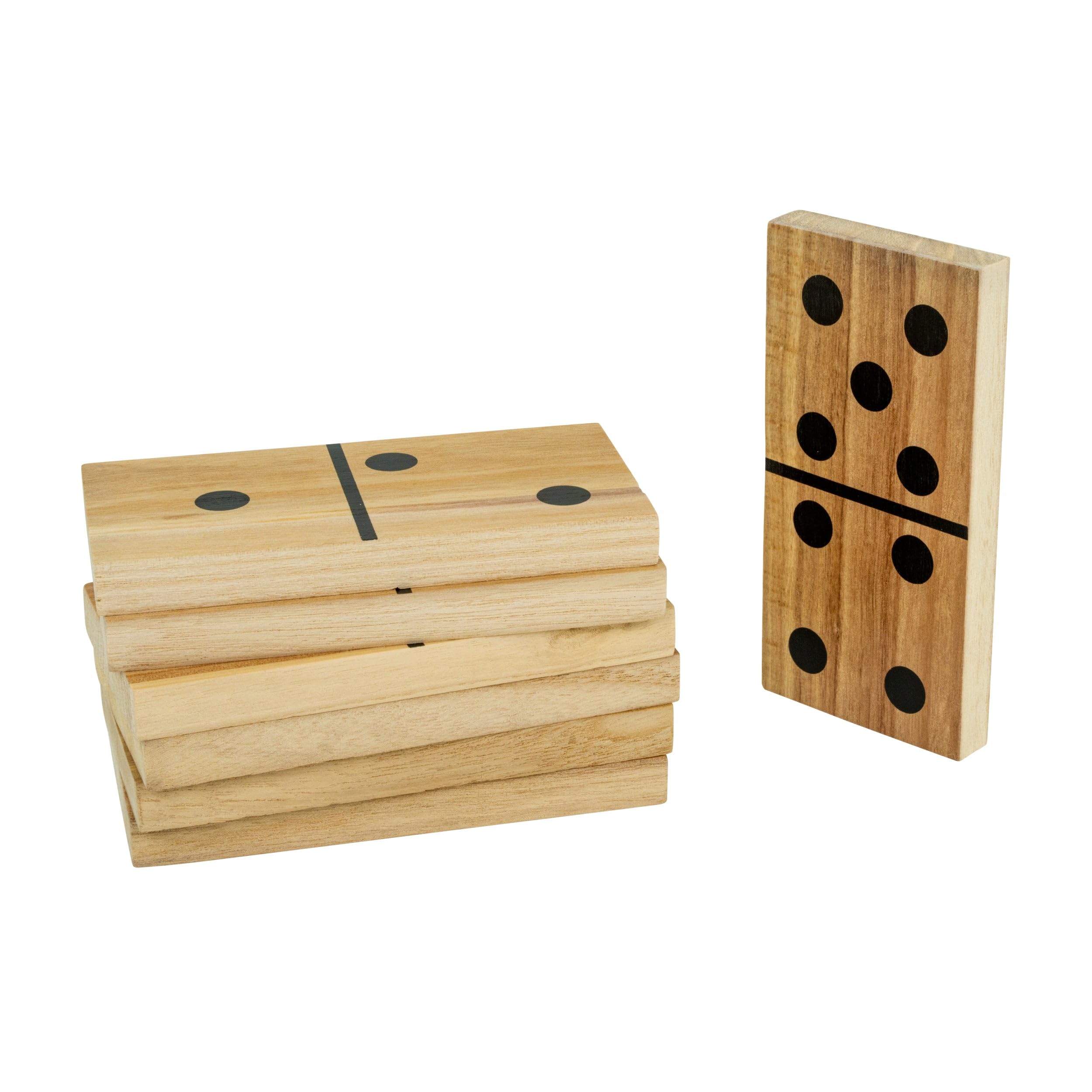 TP Toys Giant Wooden Dominoes - FSC Wood, 28 Tiles, Ages 3+ 6