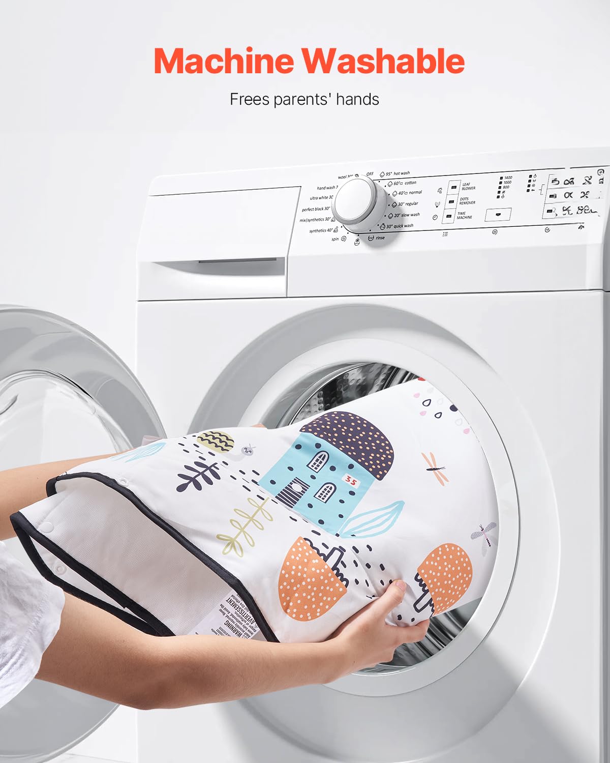 VEVOR Baby Play Gym Mat with 6 Detachable Sensory Toys, 41.7" x 41.7" Tummy Time Mat 7