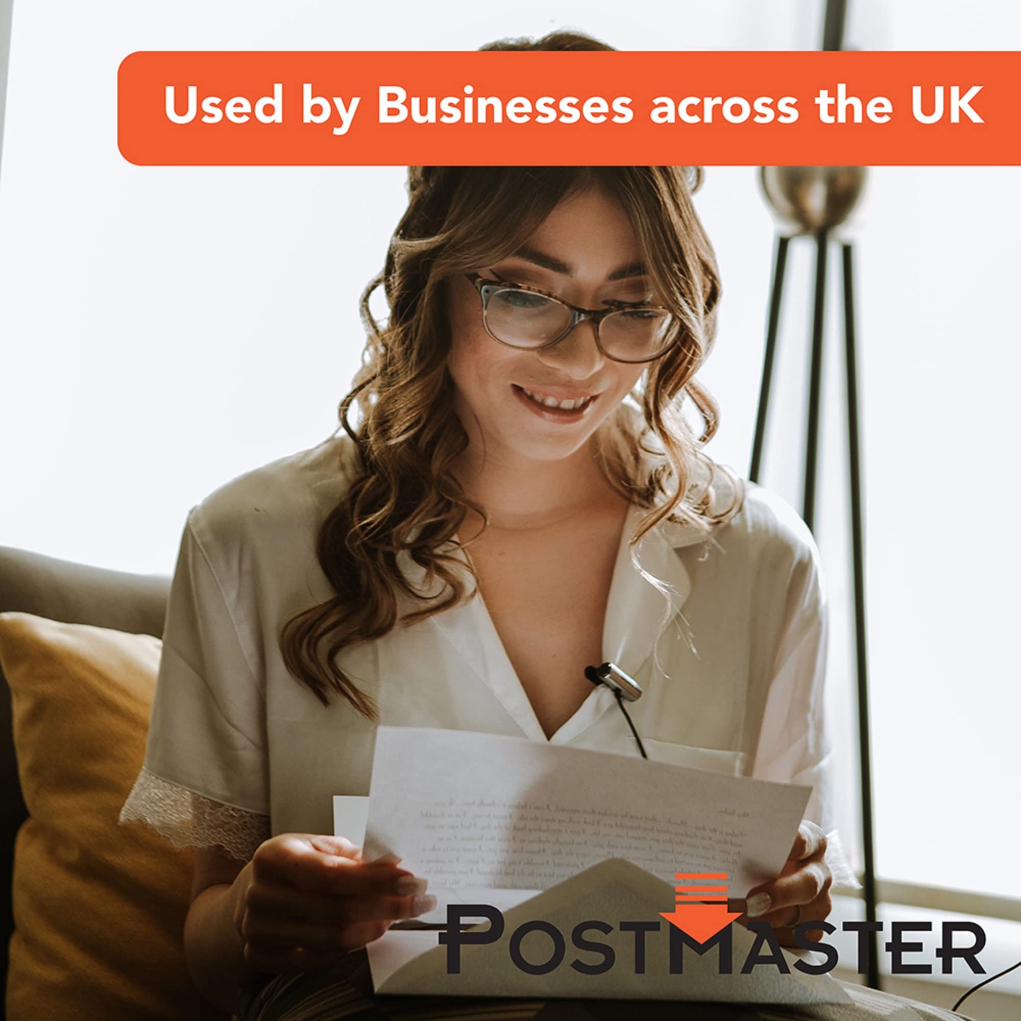 Postmaster DL Peel & Seal Envelopes - 100 Pack | 100GSM White Paper | Security Tint 3