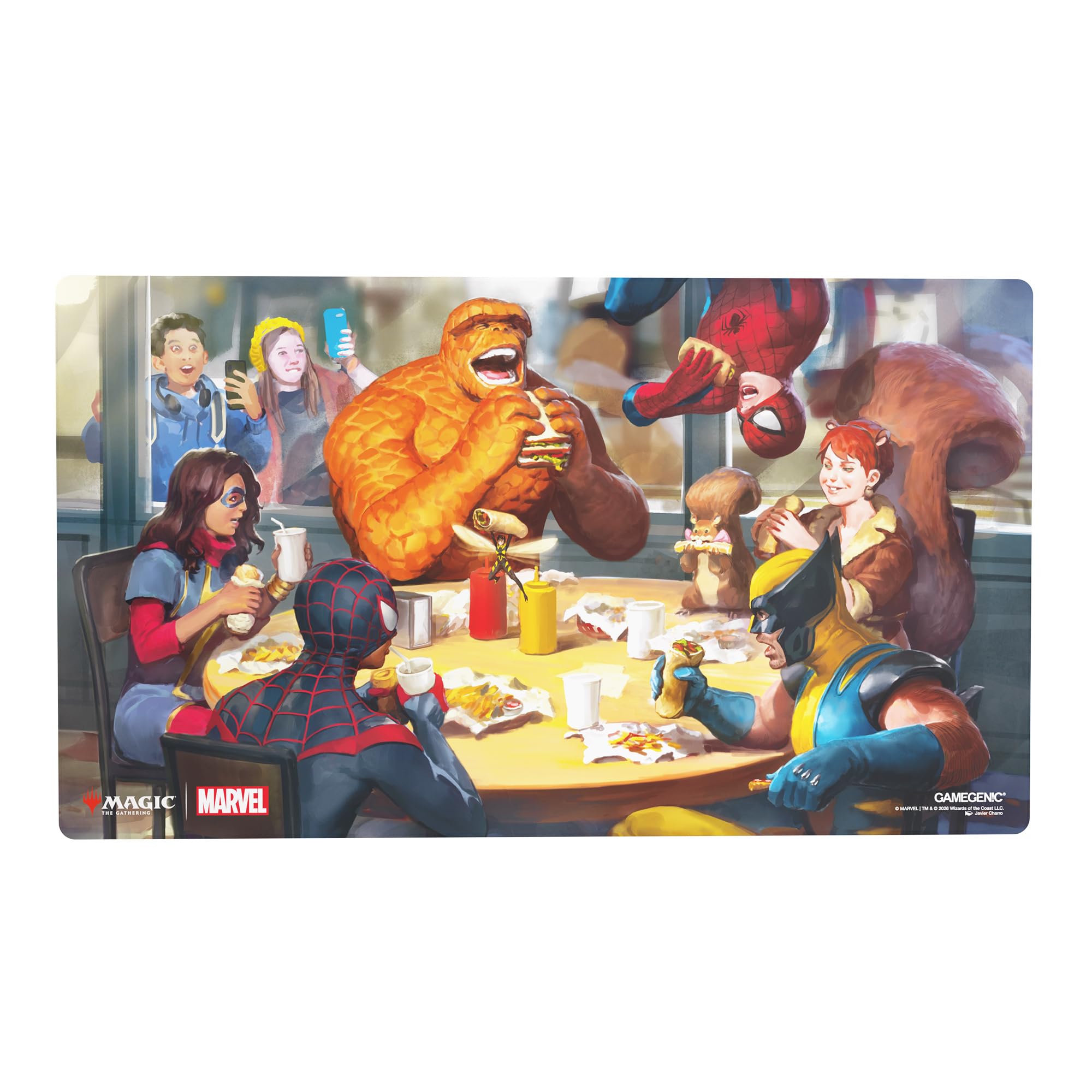 Gamegenic Magic: The Gathering Marvel Super Heroes Prime Playmat - Heroic Feast | Official Marvel Design | 13+ Years 1