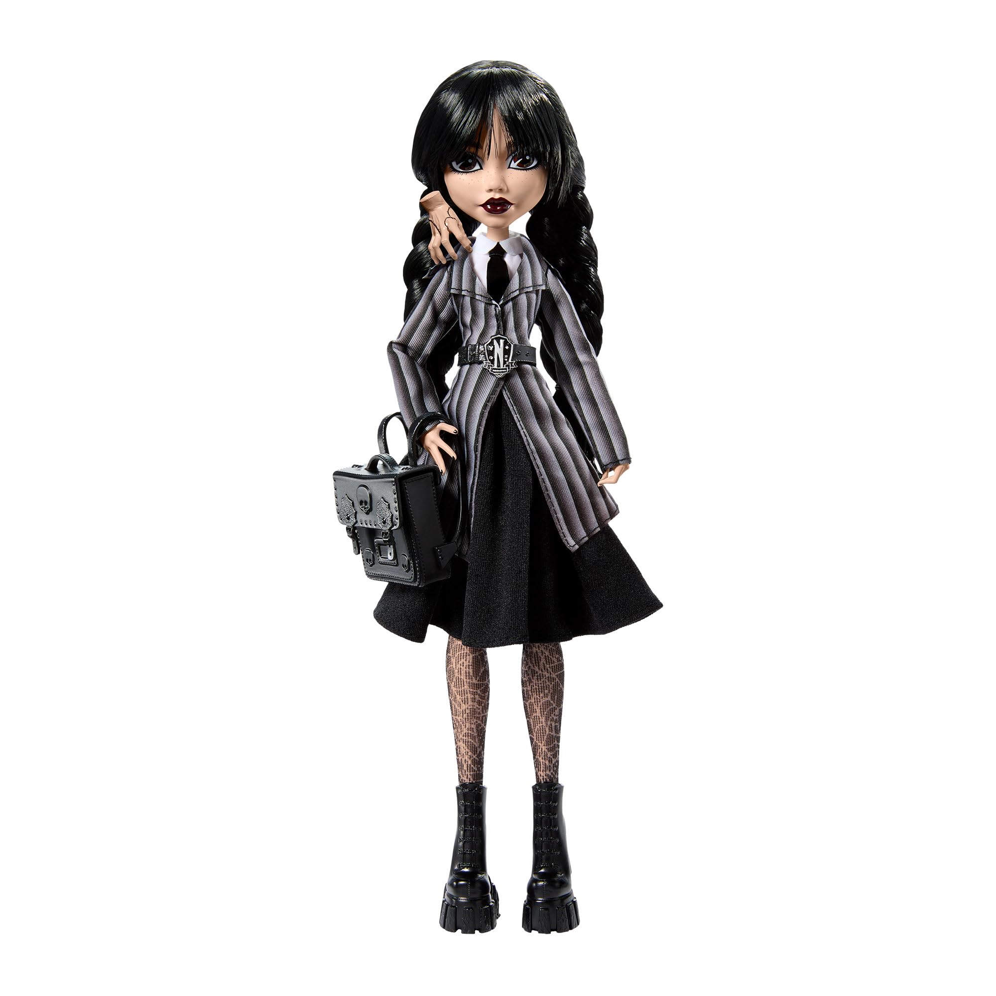 Monster High Wednesday Addams Doll with Accessories - Gothic Style Collectible for Kids 6+ 2