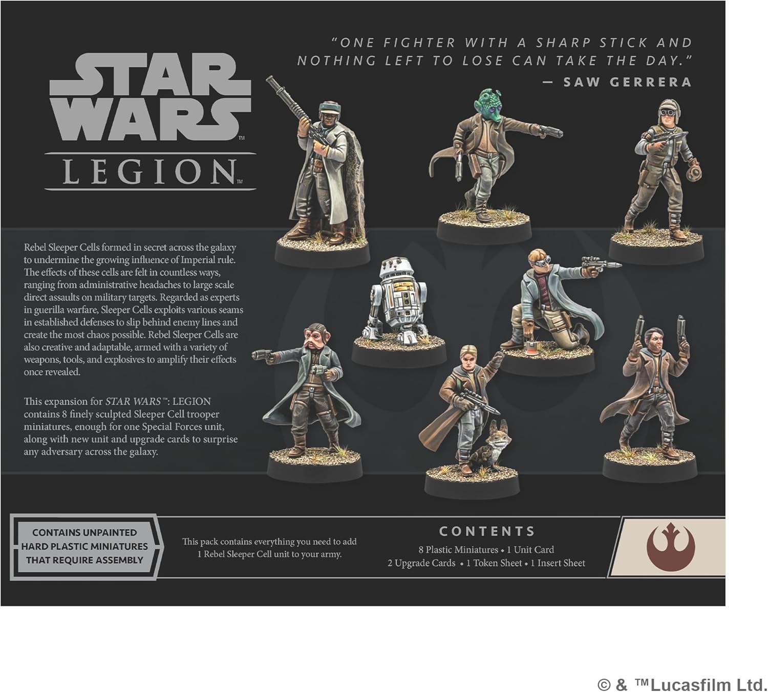 Atomic Mass Games Star Wars: Legion Rebel Sleeper Cell Unit Expansion (AMGSWL133) 10