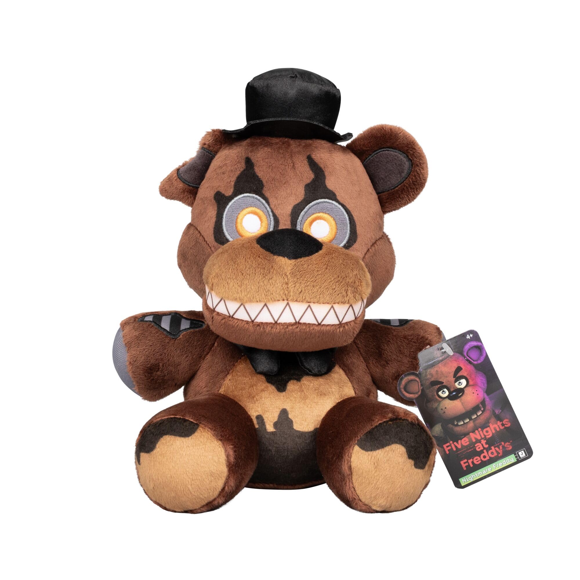 Jazwares Five Nights at Freddy’s Nightmare Freddy 8-Inch Plush | Polyester | Brown 5