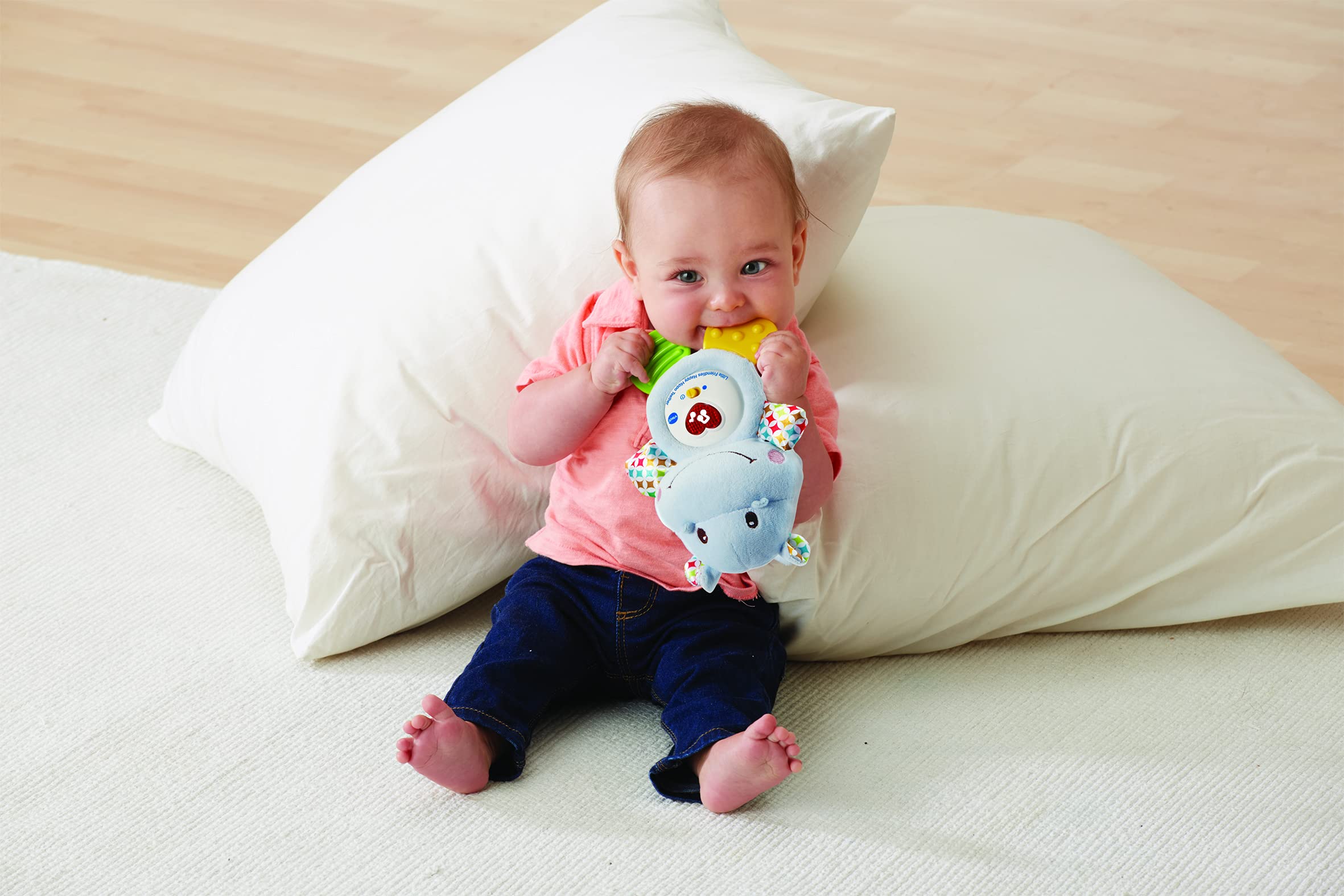 VTech Little Friendlies Hippo Teether - Soothes Gums | Musical & Light-Up | Ages 3 Months+ 3