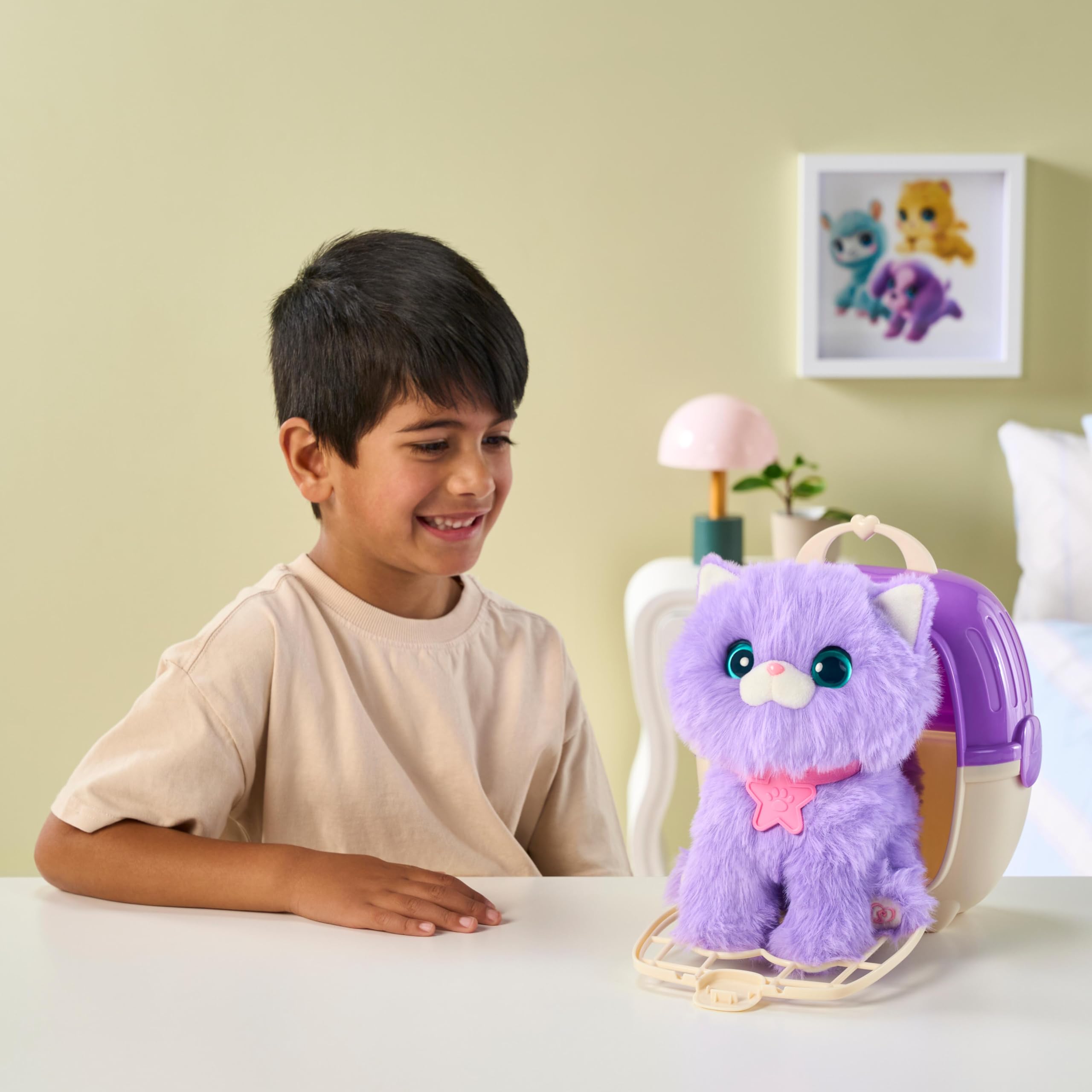 SCRUFFALUVS Kitty Pet Scruffs Mystery Plush Toy - Wash-to-Reveal Transformation | 19cm 9