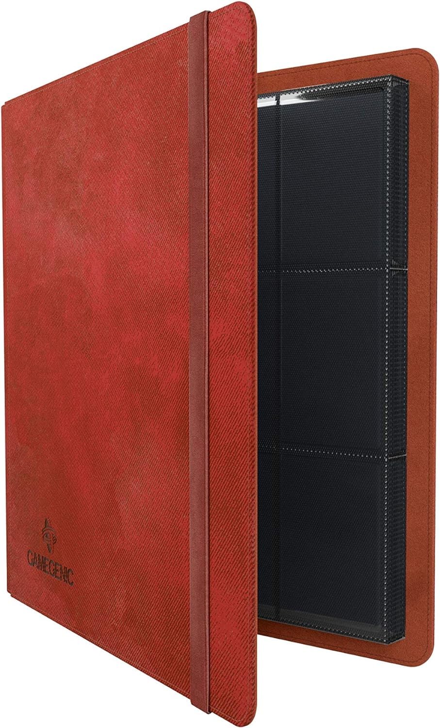 Gamegenic Prime Album 24-Pocket - Holds 480 Double-Sleeved Cards, Red