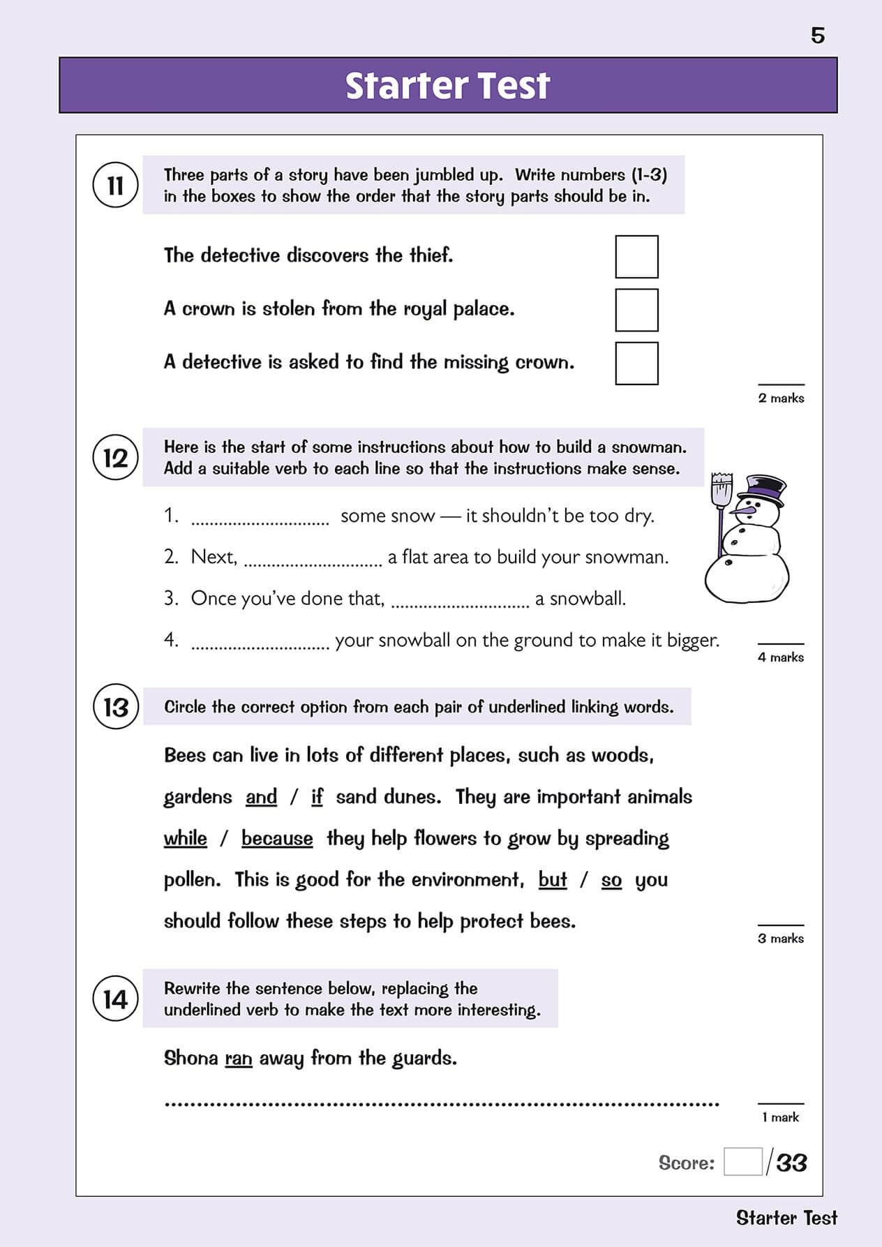 CGP Targeted Question Book - KS2 English Year 3 Study Aid | Paperback | 132 Pages